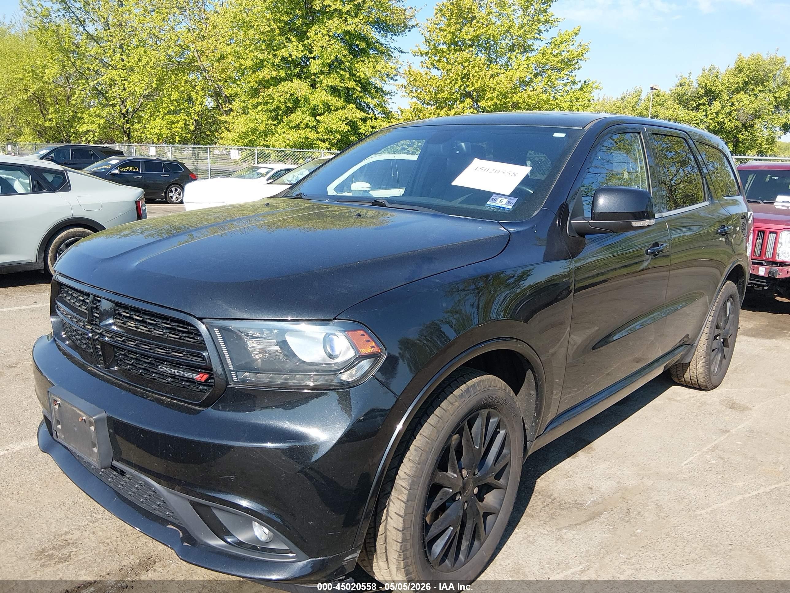 2015 Dodge Durango Limited Black vin: 1C4RDJDG6FC782126
