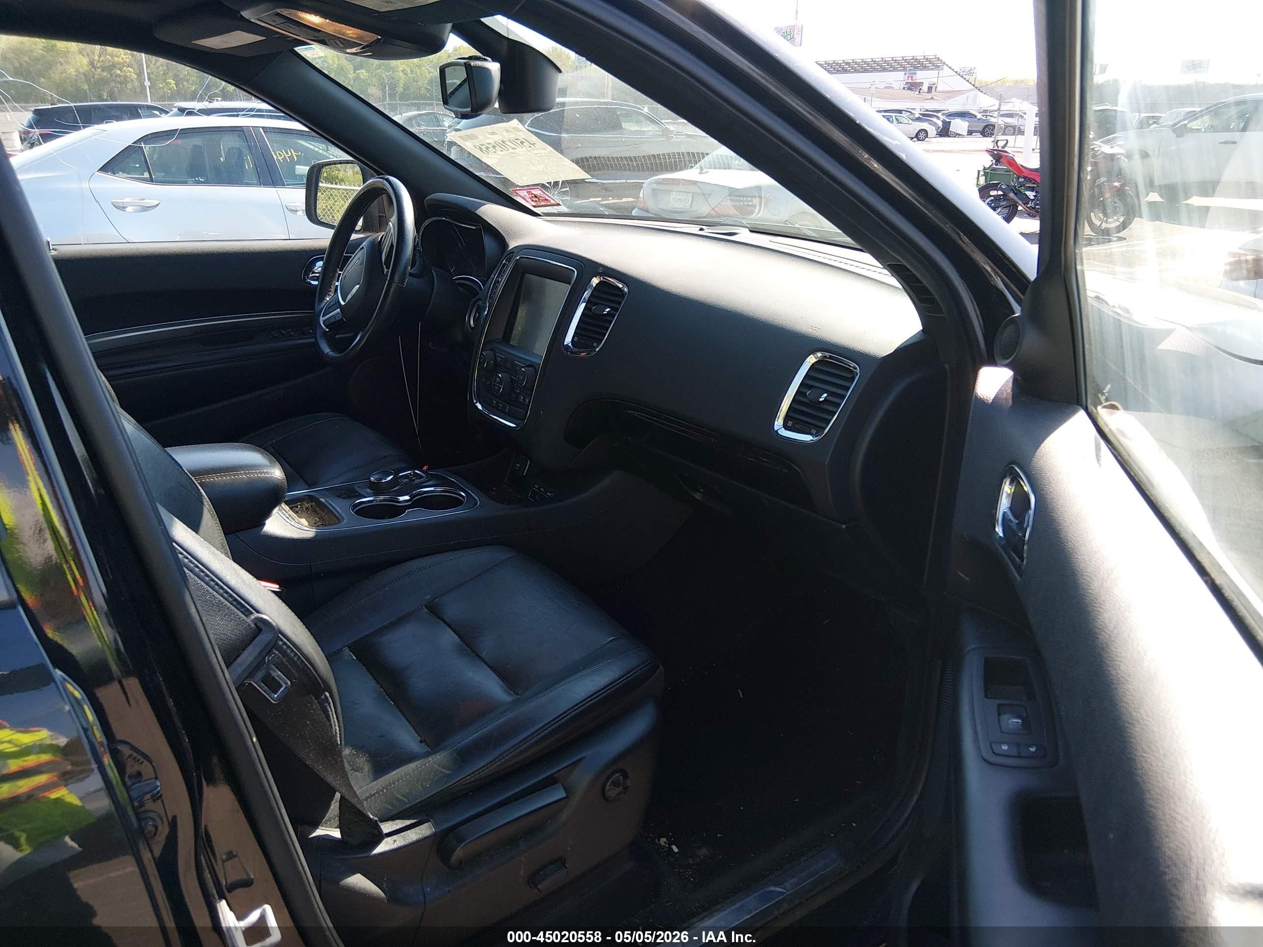 2015 Dodge Durango Limited Black vin: 1C4RDJDG6FC782126