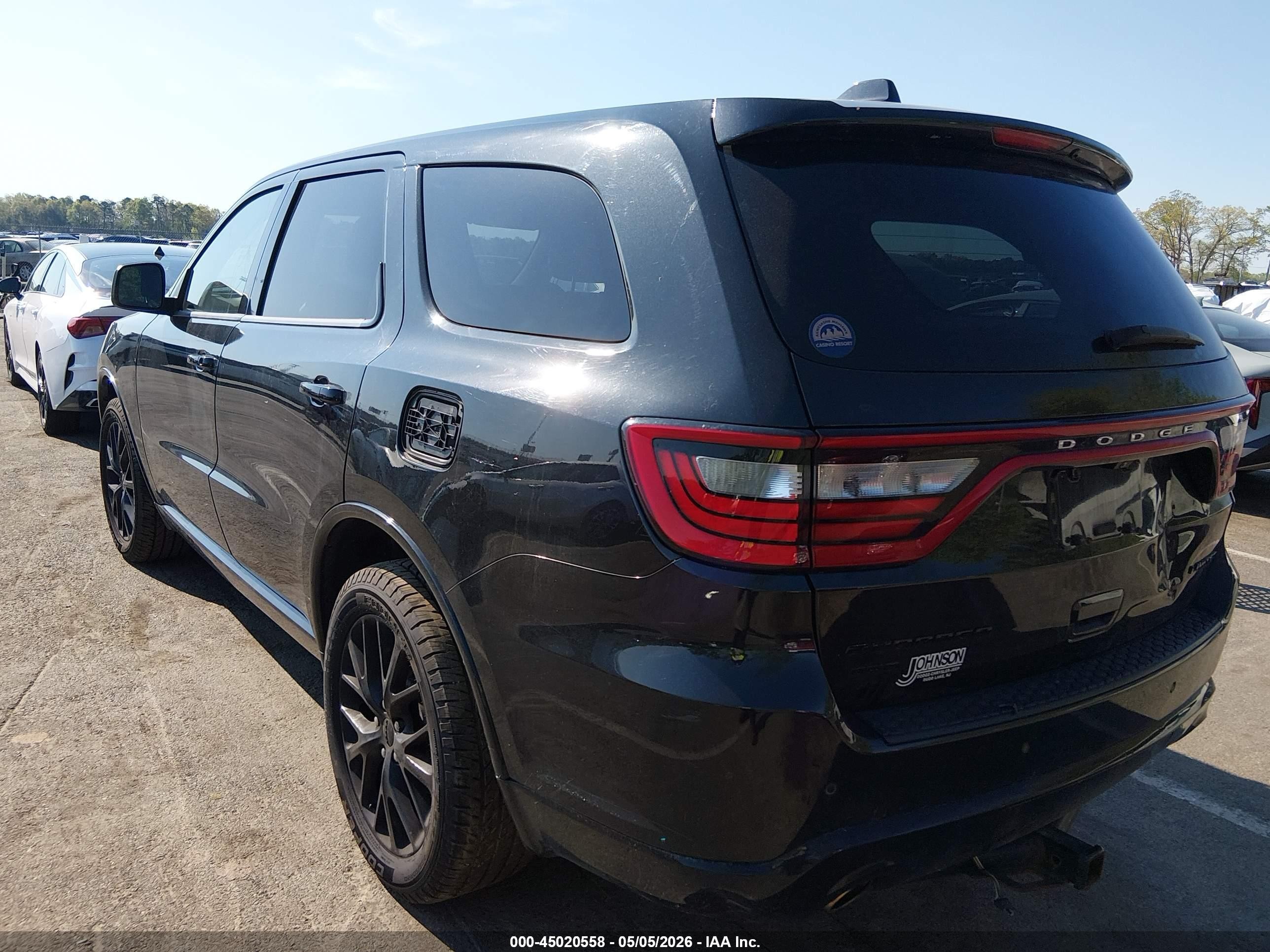 2015 Dodge Durango Limited Black vin: 1C4RDJDG6FC782126