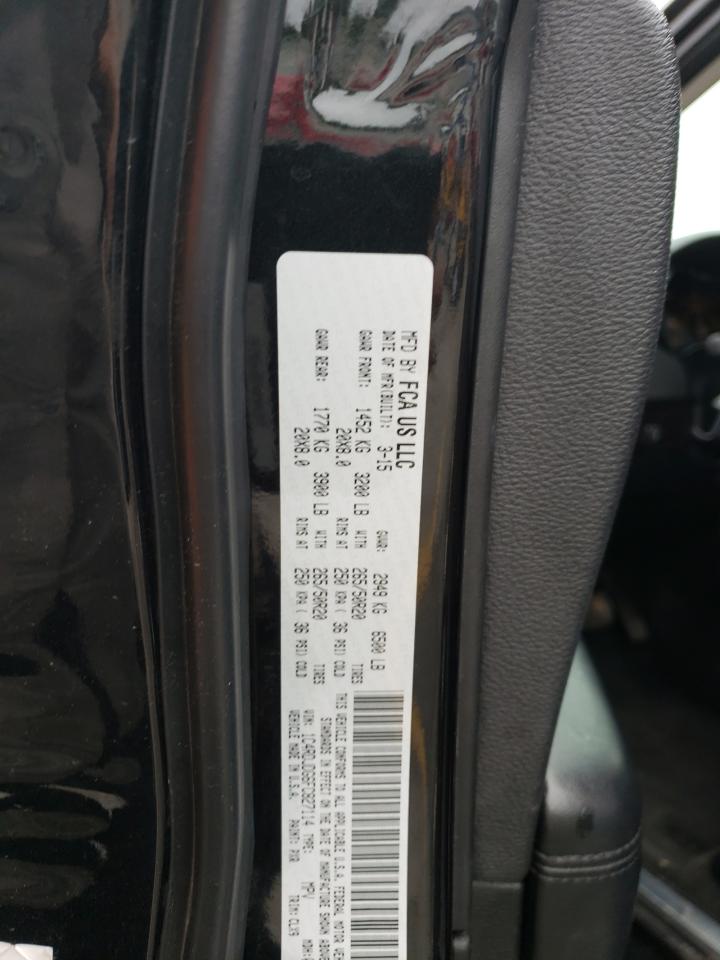 2015 Dodge Durango Limited Black vin: 1C4RDJDG6FC827114