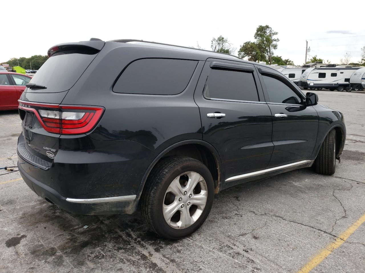 2015 Dodge Durango Limited Black vin: 1C4RDJDG6FC827114