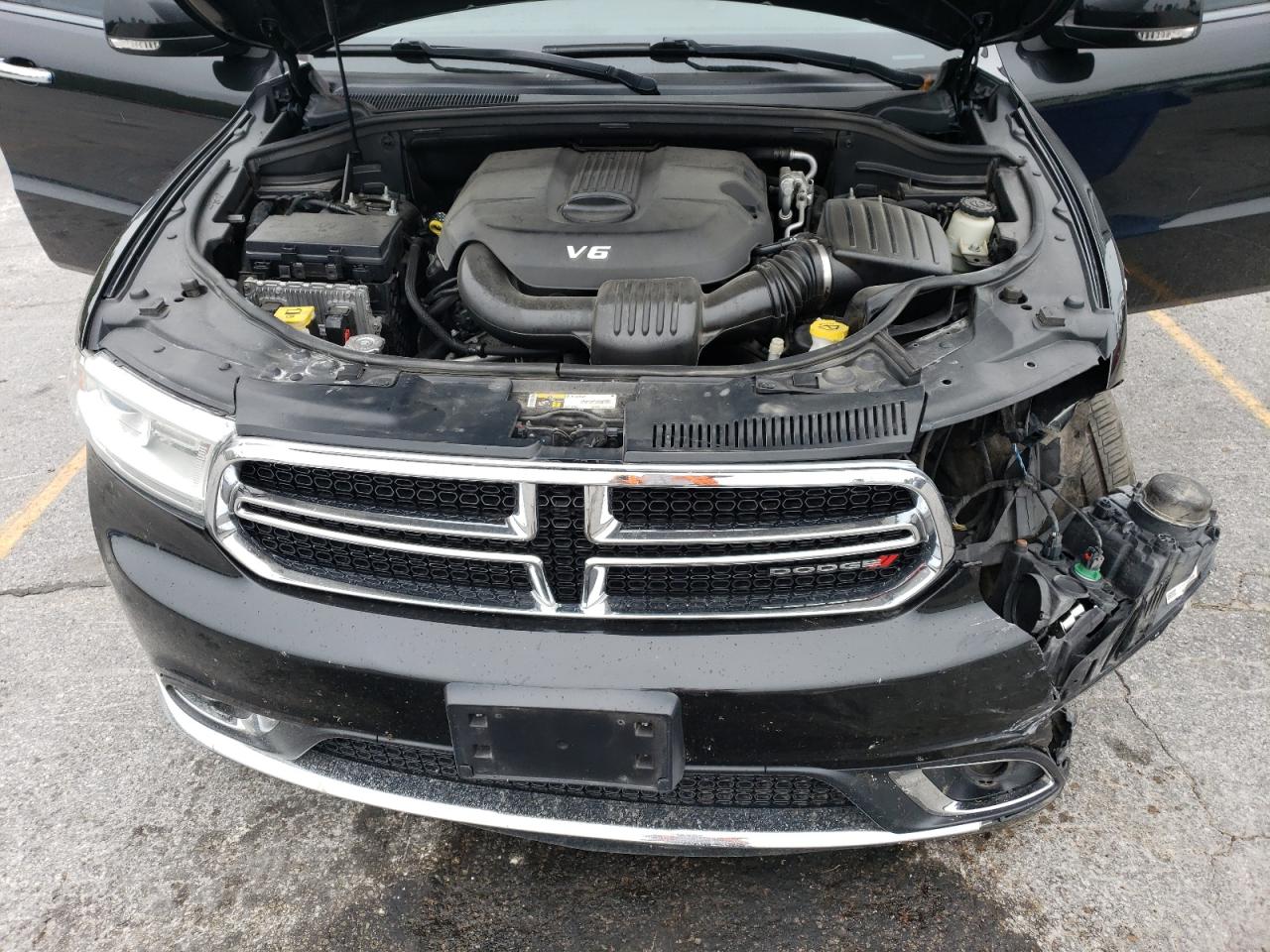 2015 Dodge Durango Limited Black vin: 1C4RDJDG6FC827114