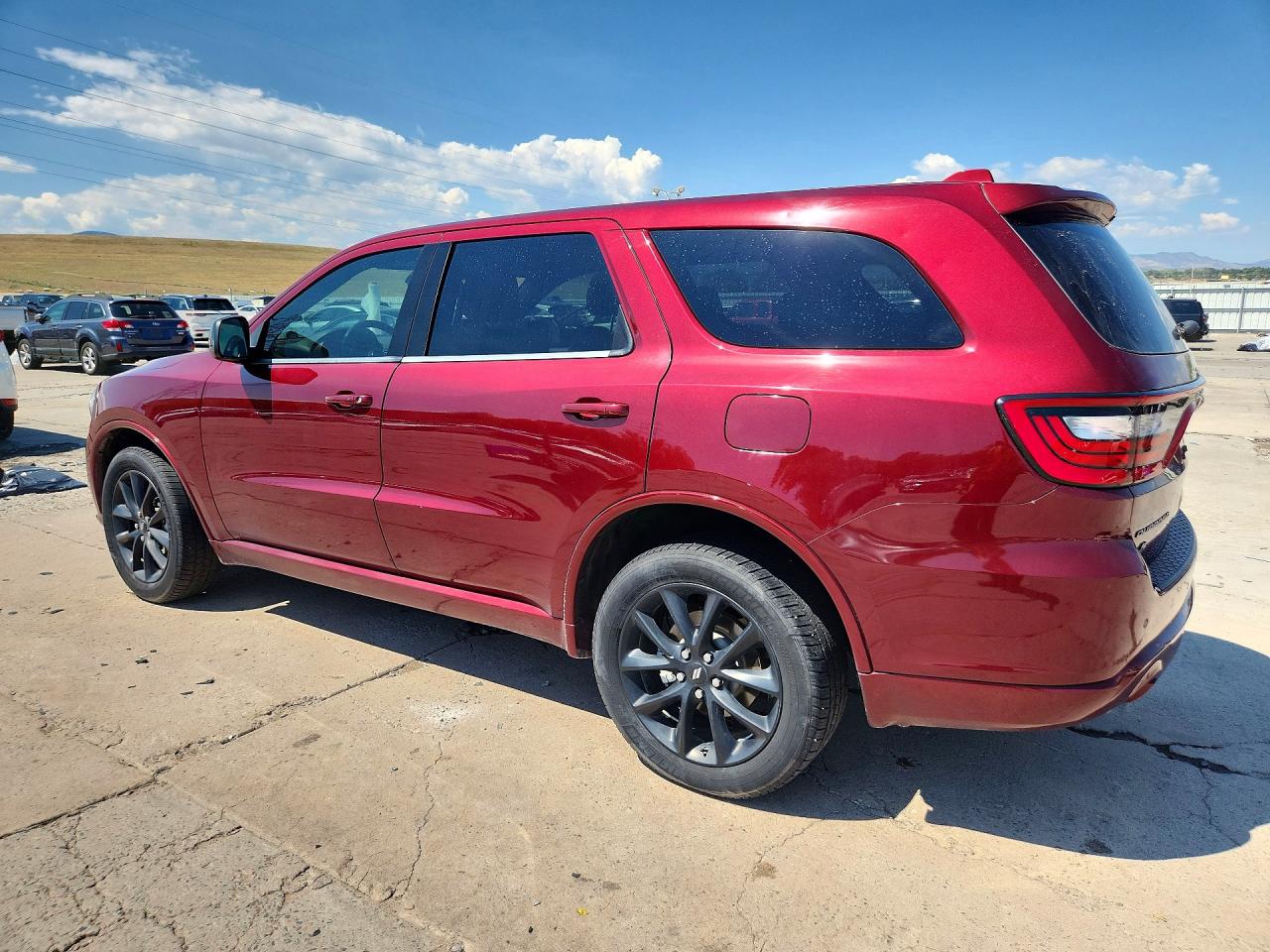 2019 Dodge Durango Gt Red vin: 1C4RDJDG6KC803566