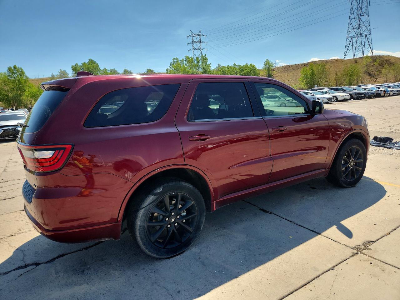 2019 Dodge Durango Gt Red vin: 1C4RDJDG6KC803566