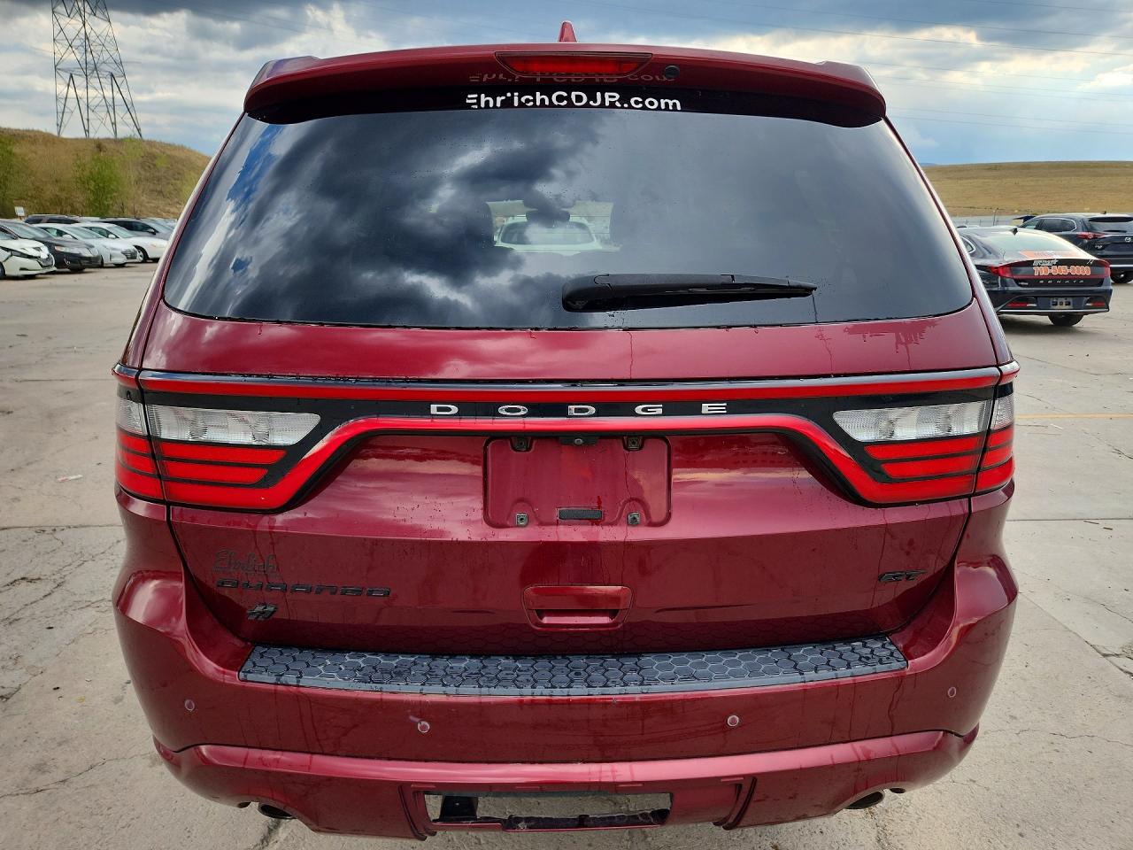 2019 Dodge Durango Gt Red vin: 1C4RDJDG6KC803566