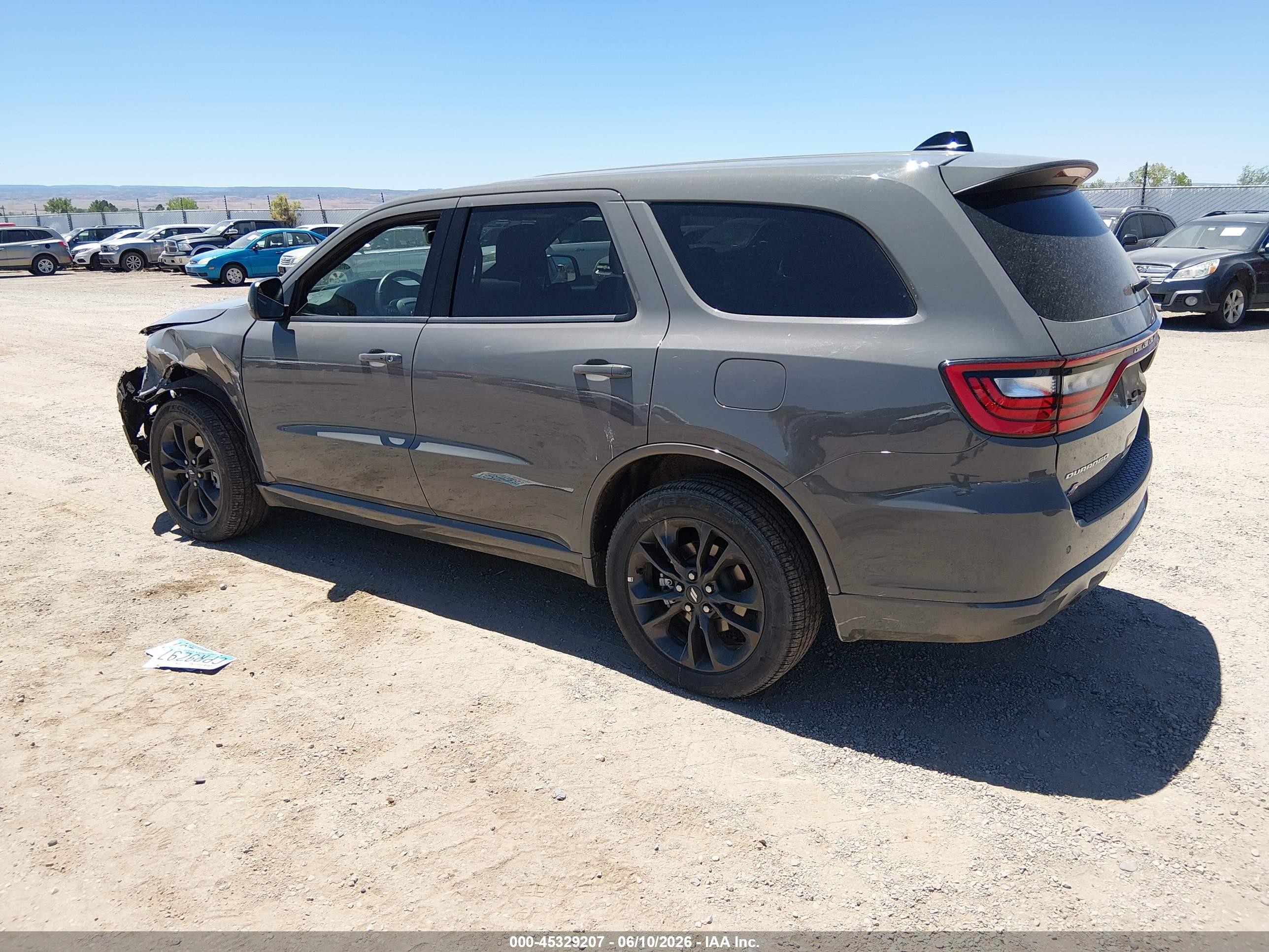 2025 Dodge Durango Gt Awd Gray vin: 1C4RDJDG6SC534162