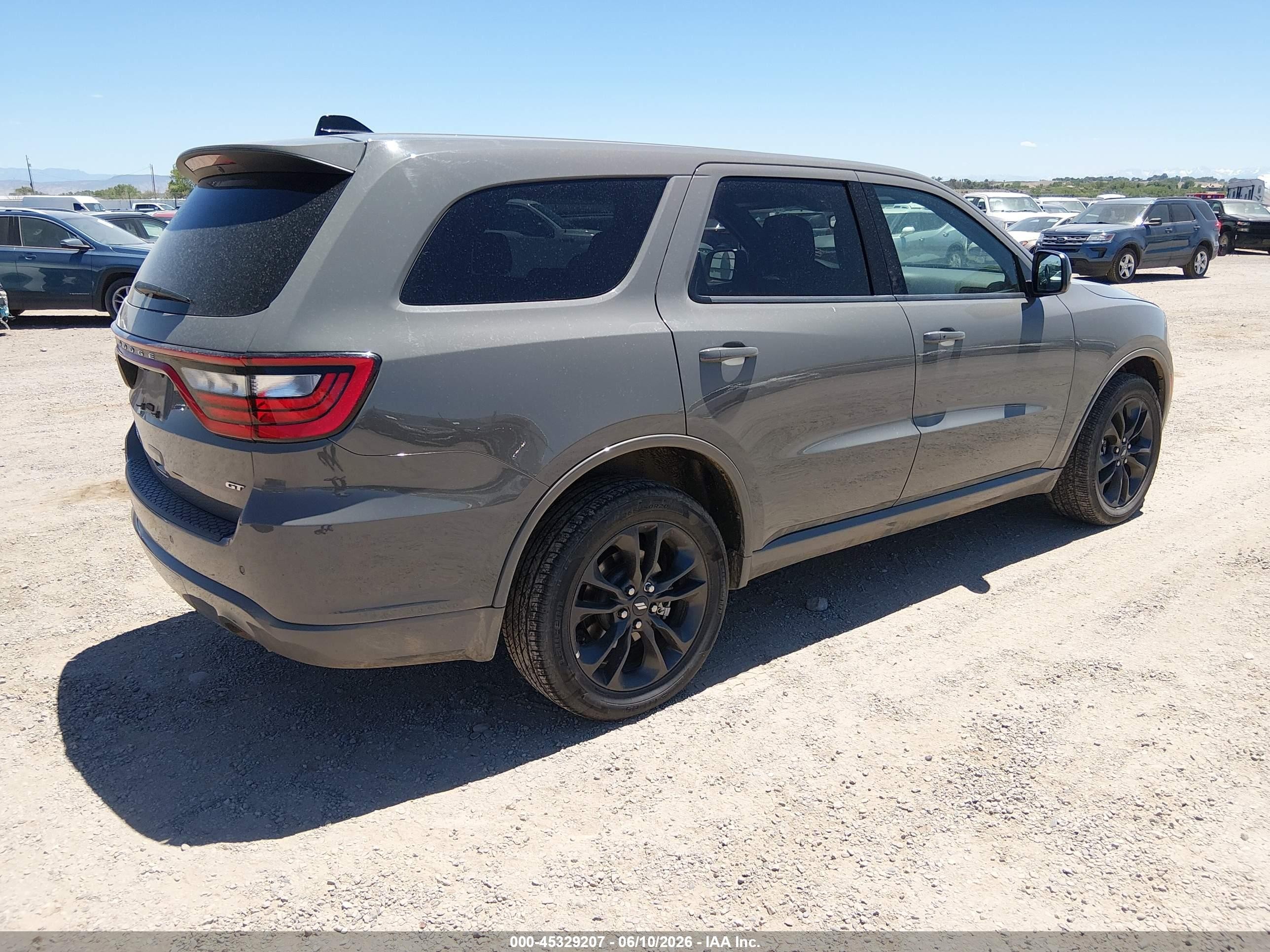 2025 Dodge Durango Gt Awd Gray vin: 1C4RDJDG6SC534162