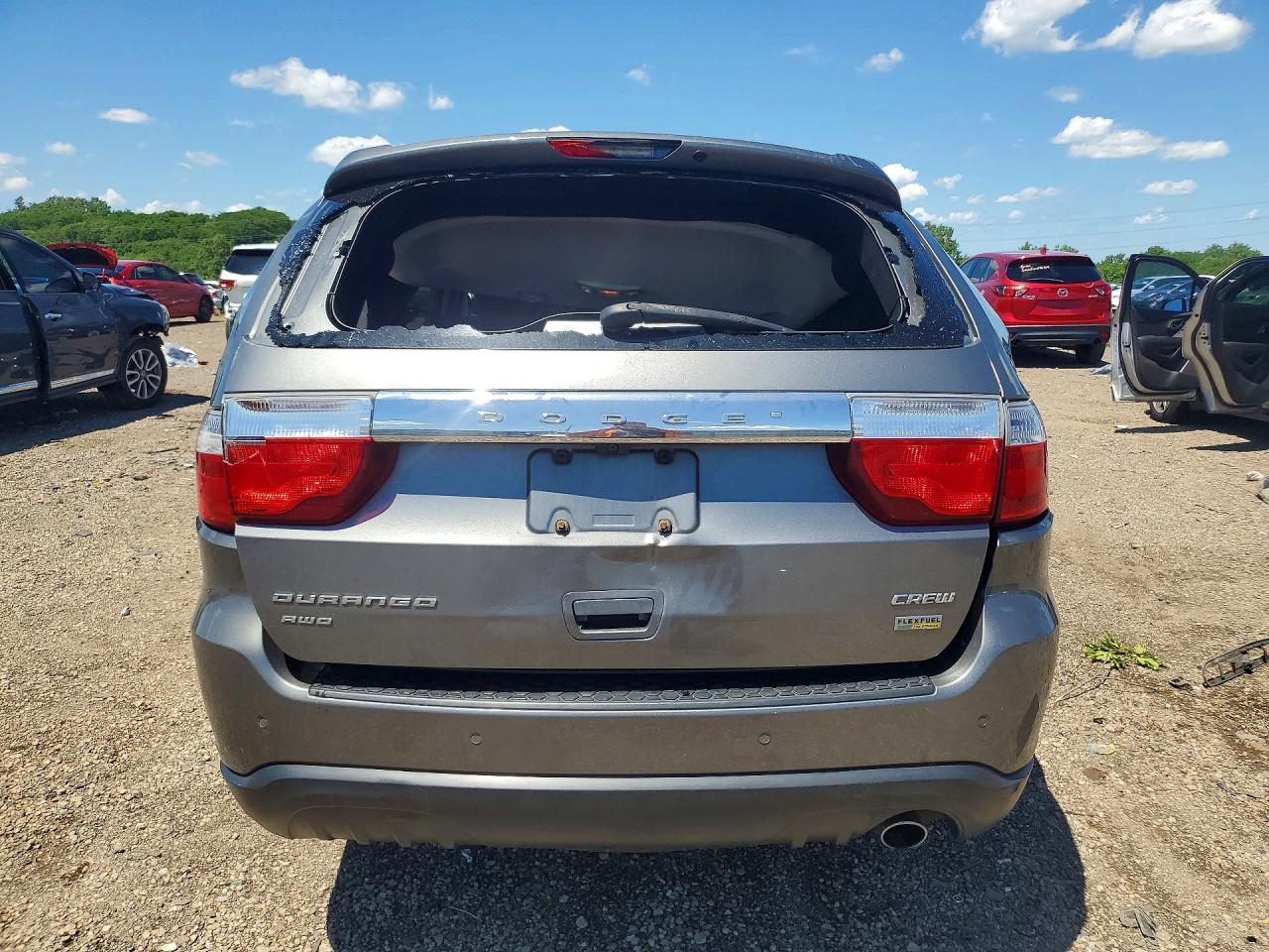 2012 Dodge Durango Crew Серый vin: 1C4RDJDG7CC113892