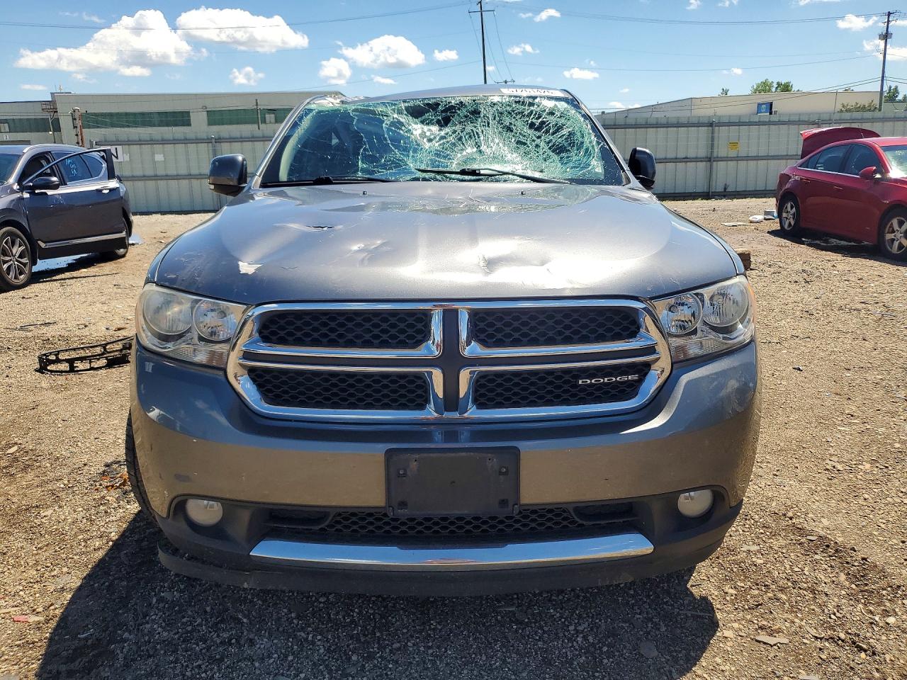 2012 Dodge Durango Crew Серый vin: 1C4RDJDG7CC113892