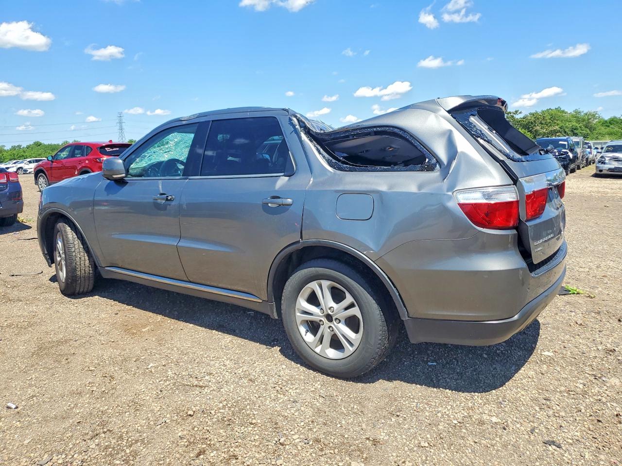 2012 Dodge Durango Crew Серый vin: 1C4RDJDG7CC113892