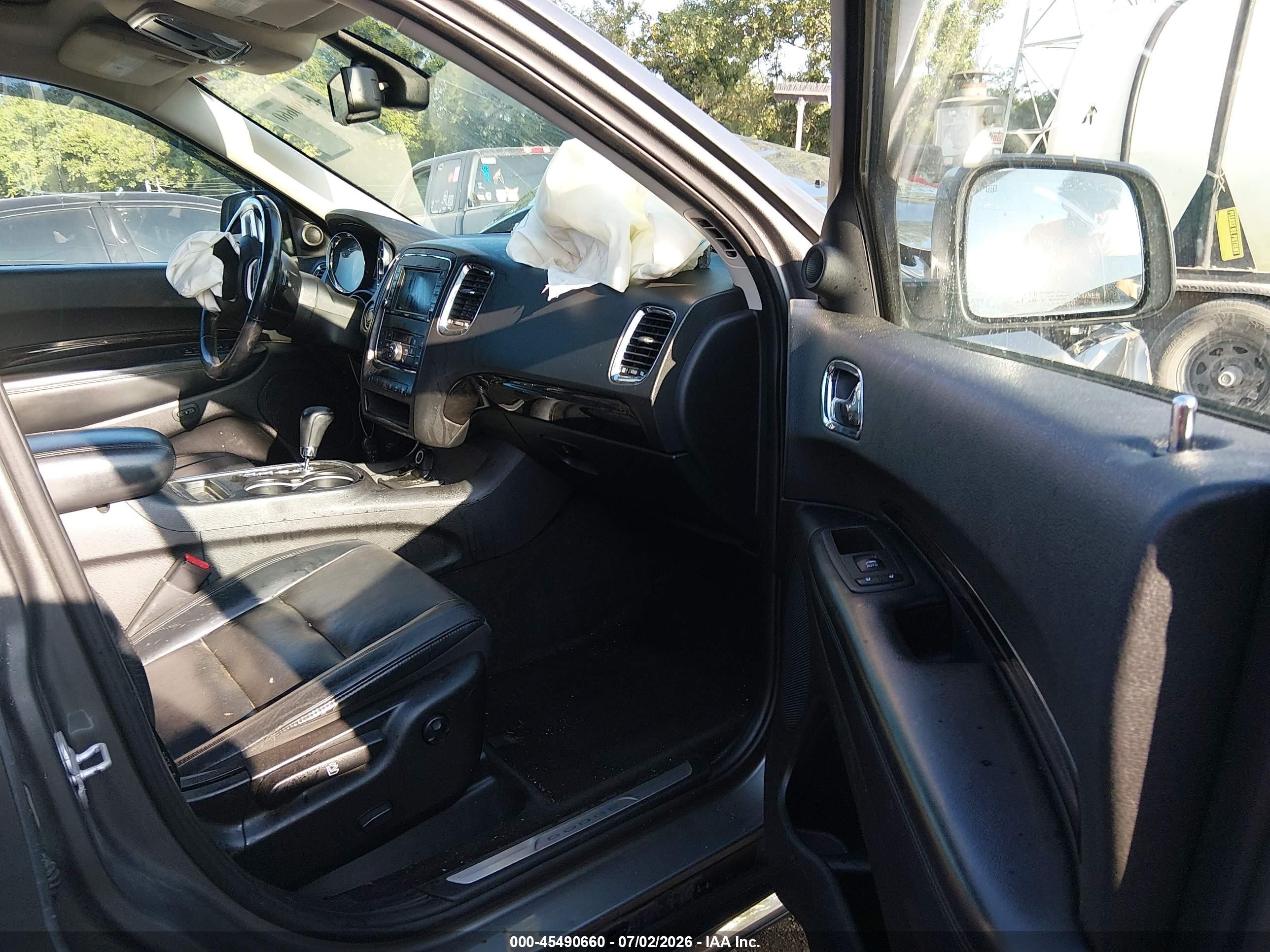 2012 Dodge Durango Crew Gray vin: 1C4RDJDG7CC309184