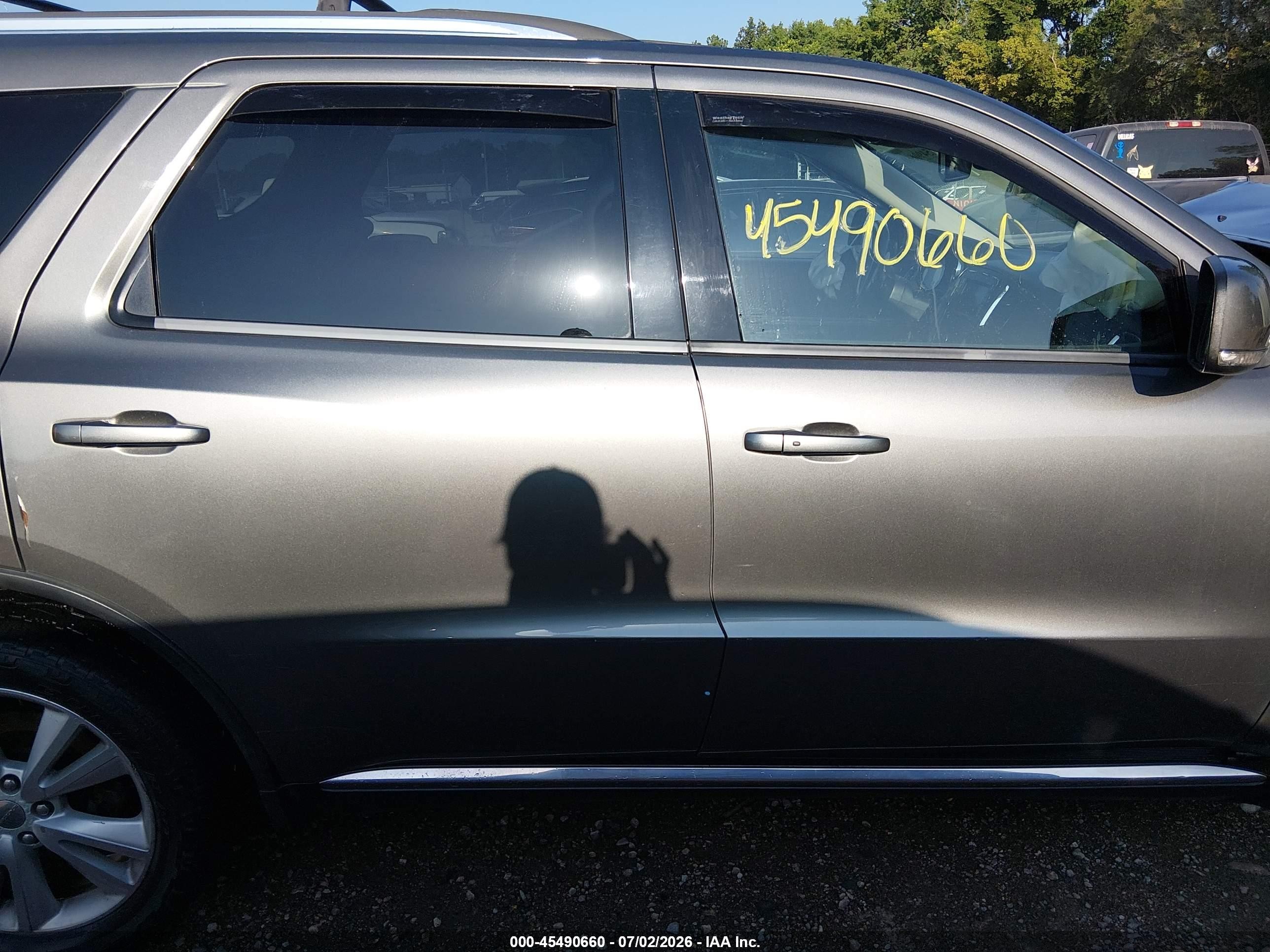 2012 Dodge Durango Crew Gray vin: 1C4RDJDG7CC309184