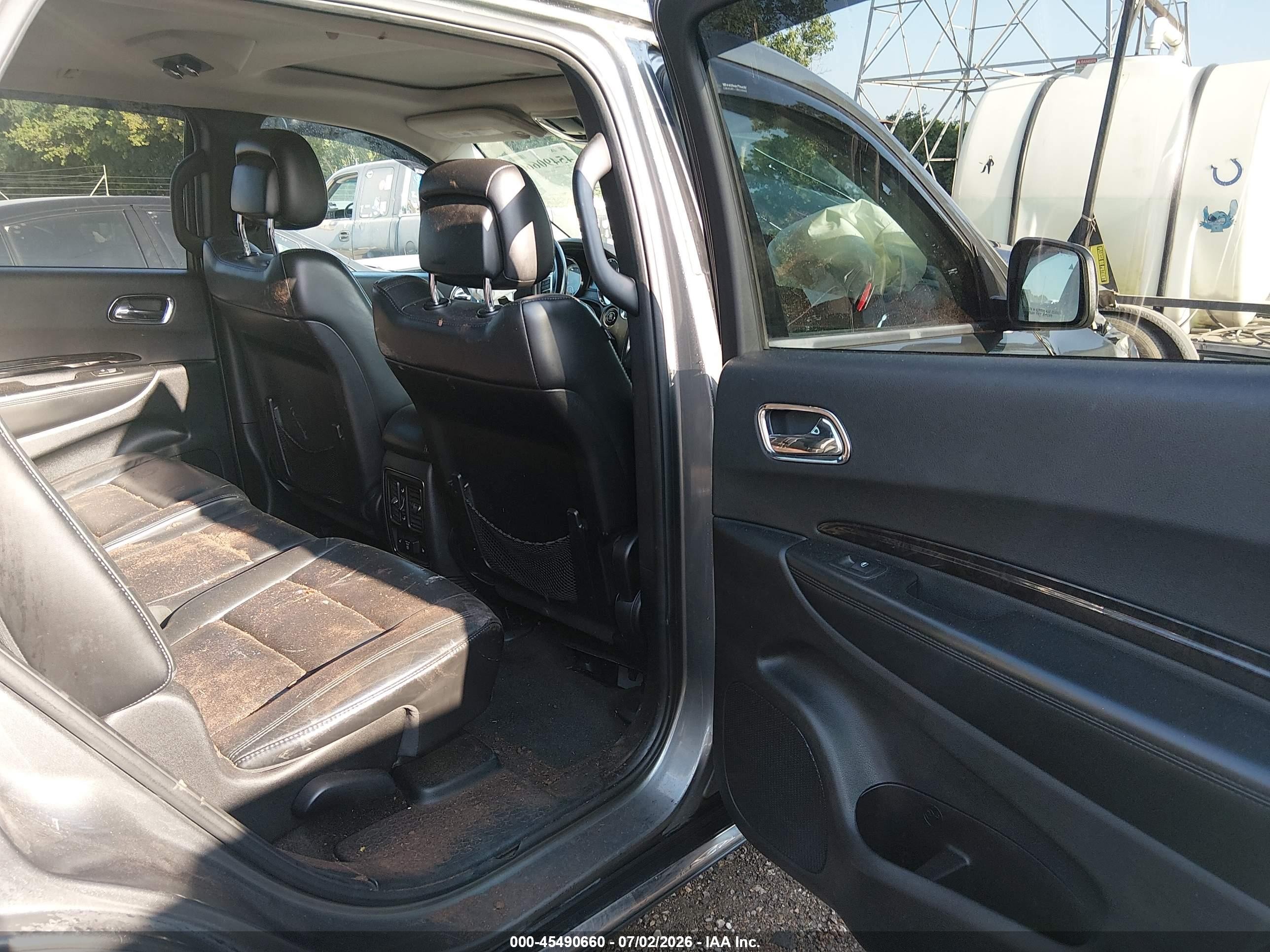 2012 Dodge Durango Crew Gray vin: 1C4RDJDG7CC309184