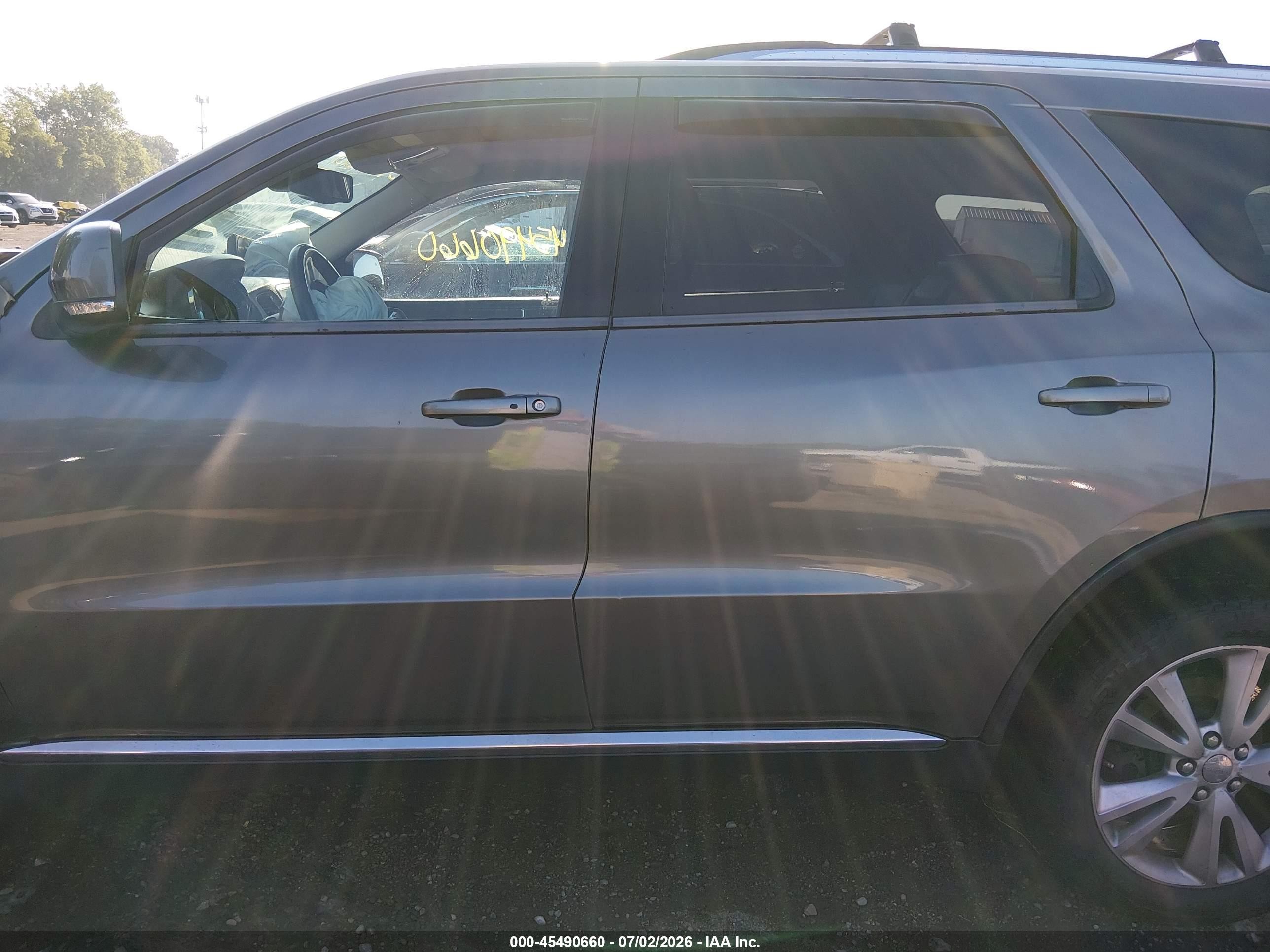2012 Dodge Durango Crew Gray vin: 1C4RDJDG7CC309184