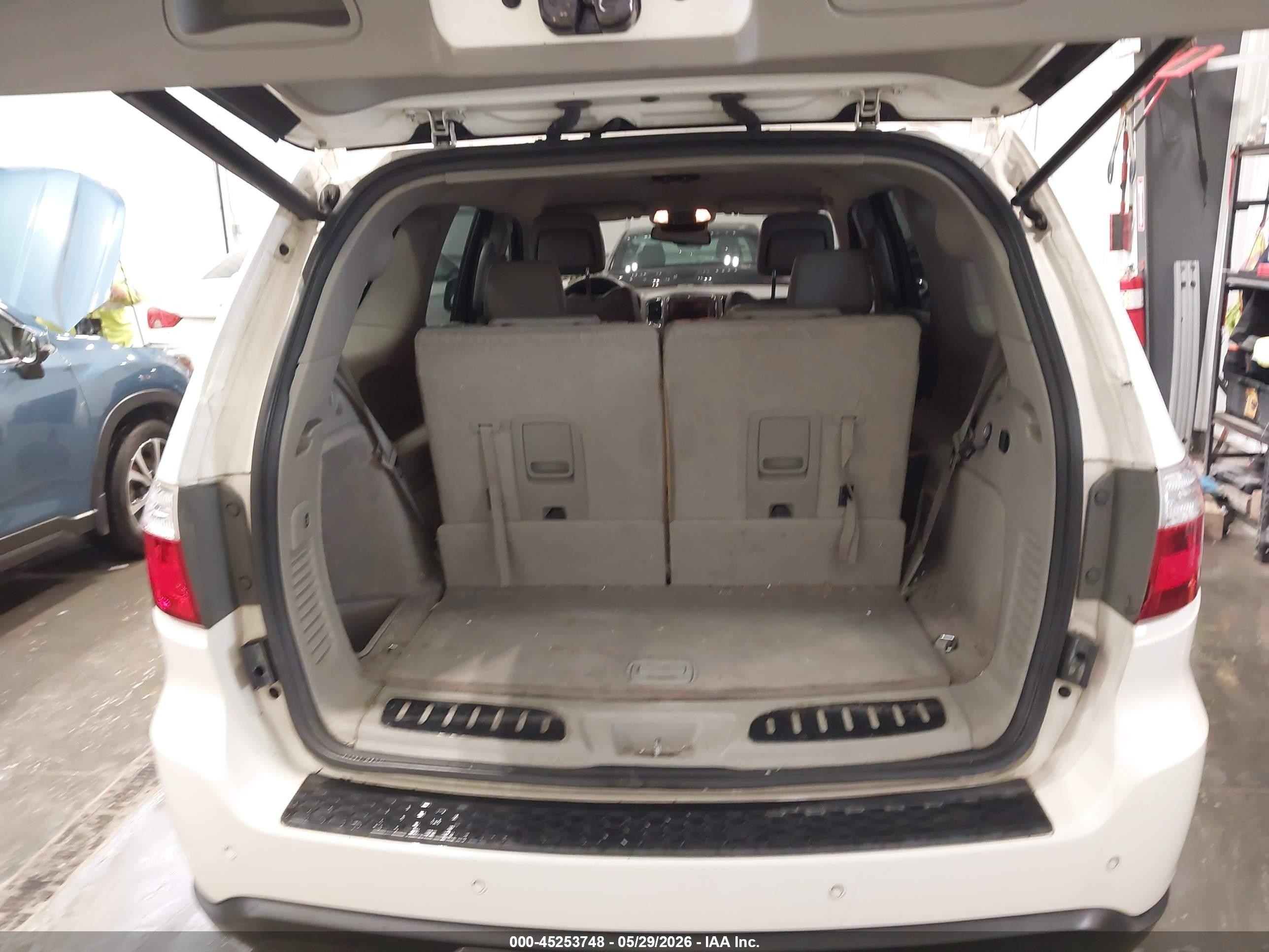 2012 Dodge Durango Crew White vin: 1C4RDJDG7CC337017