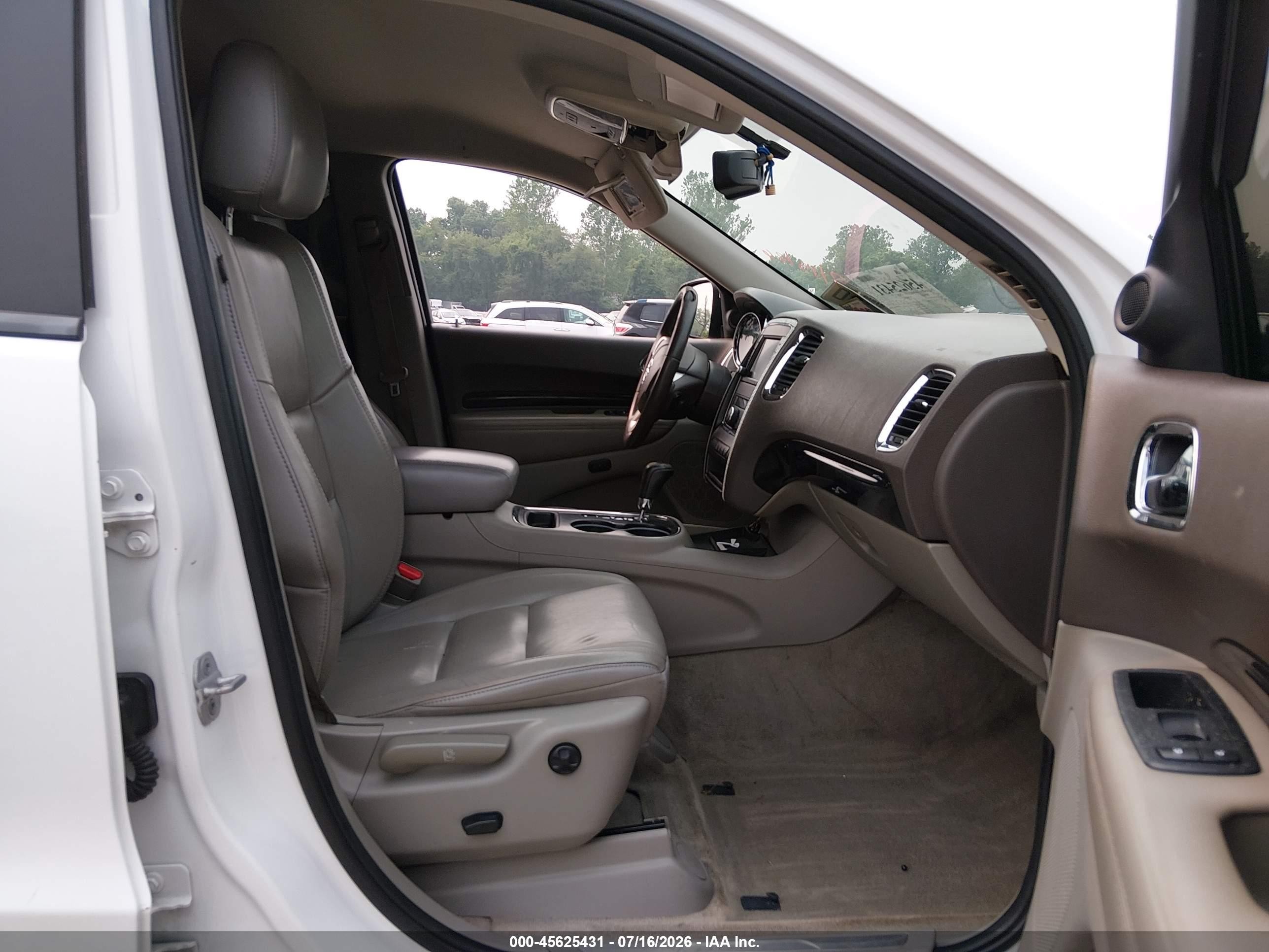 2013 Dodge Durango Crew Белый vin: 1C4RDJDG7DC518197