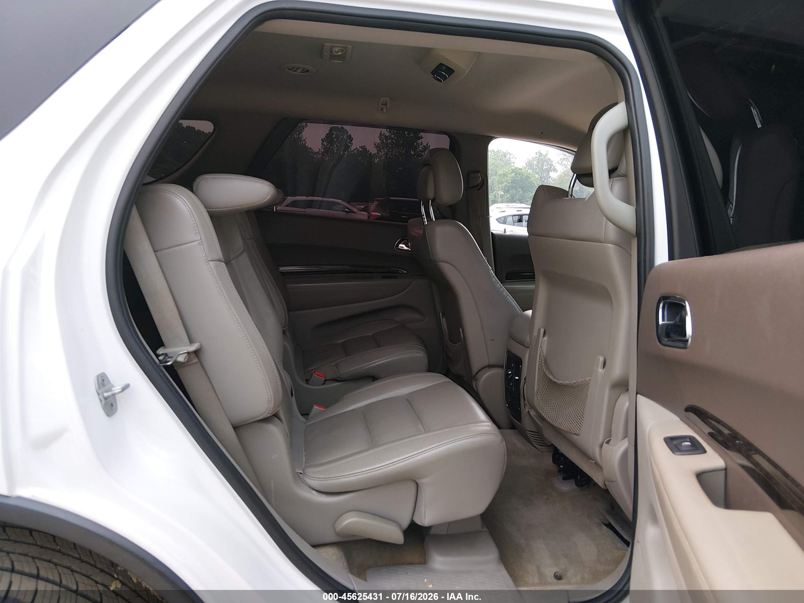 2013 Dodge Durango Crew Белый vin: 1C4RDJDG7DC518197