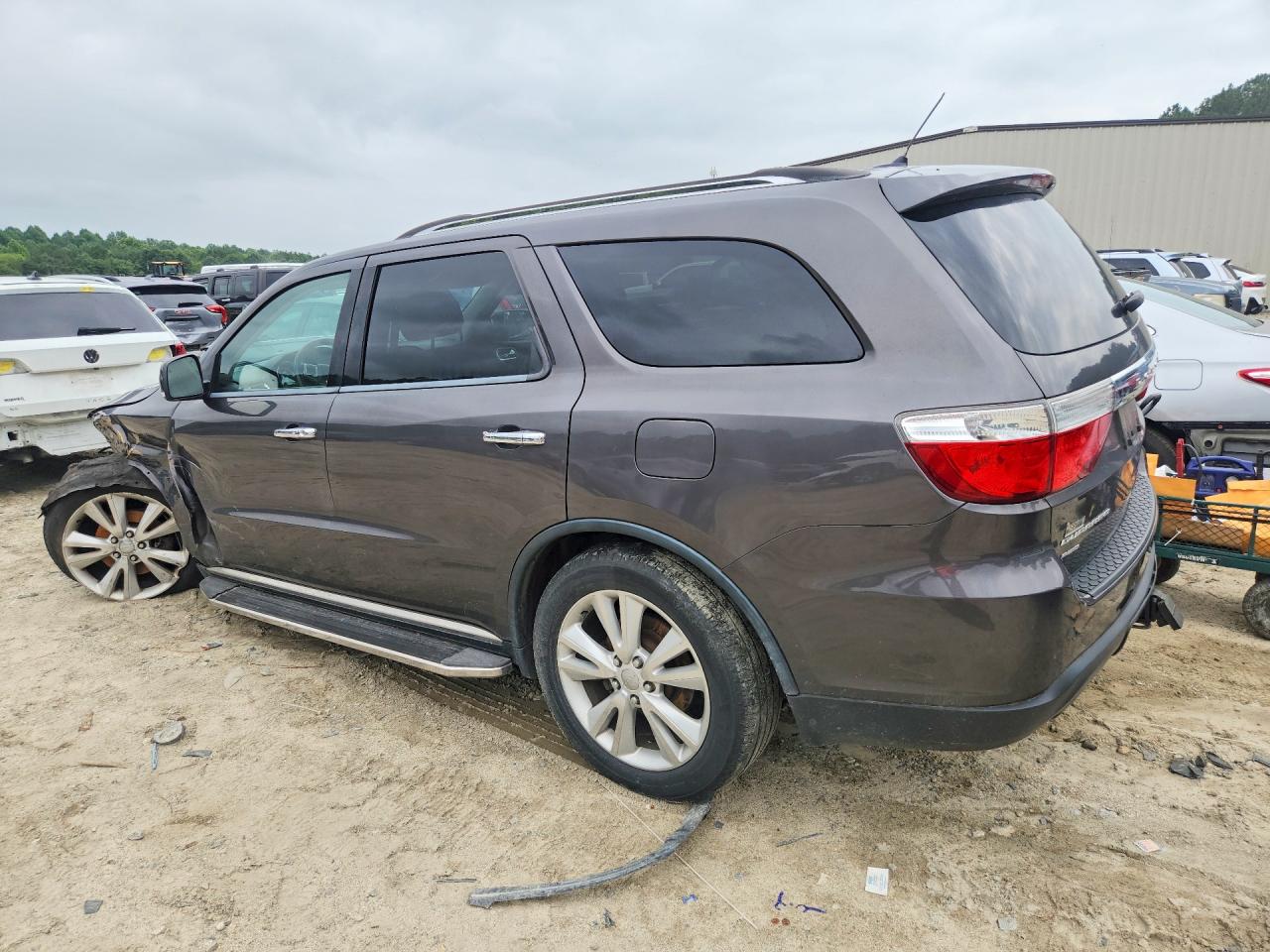 2013 Dodge Durango Crew Gray vin: 1C4RDJDG7DC695770