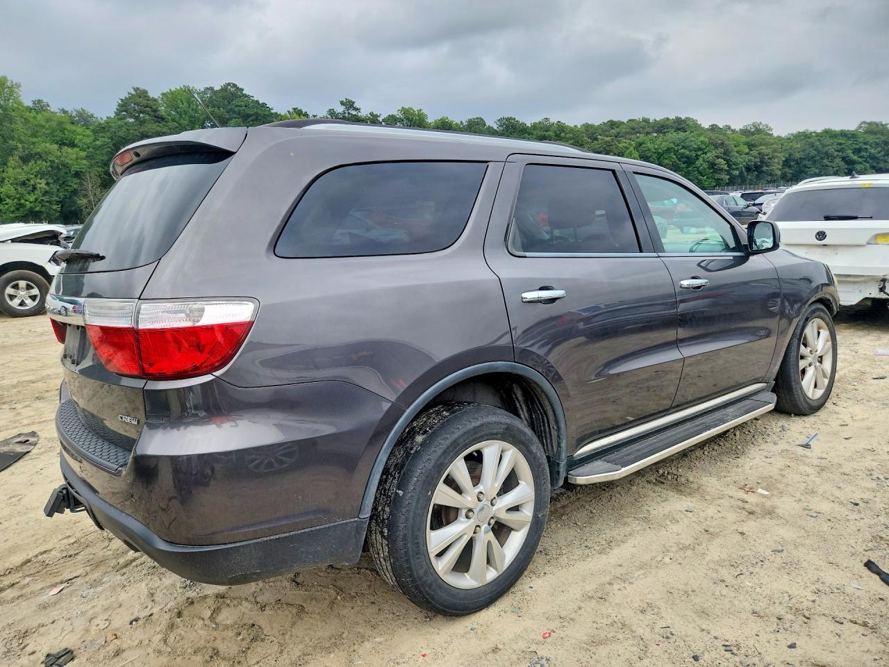 2013 Dodge Durango Crew Gray vin: 1C4RDJDG7DC695770