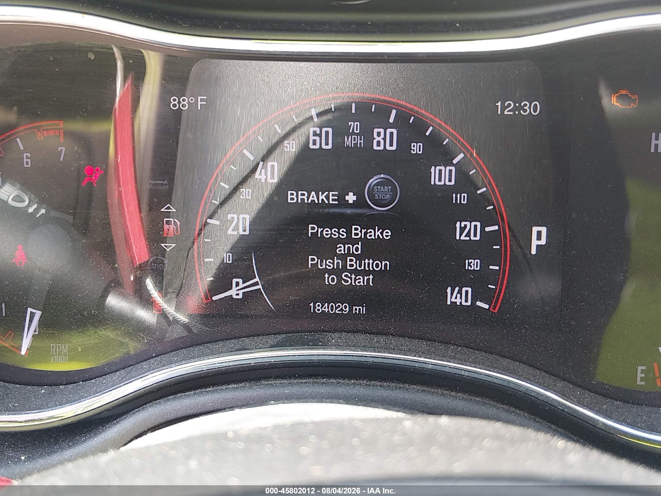 2014 Dodge Durango Limited Red vin: 1C4RDJDG7EC337263