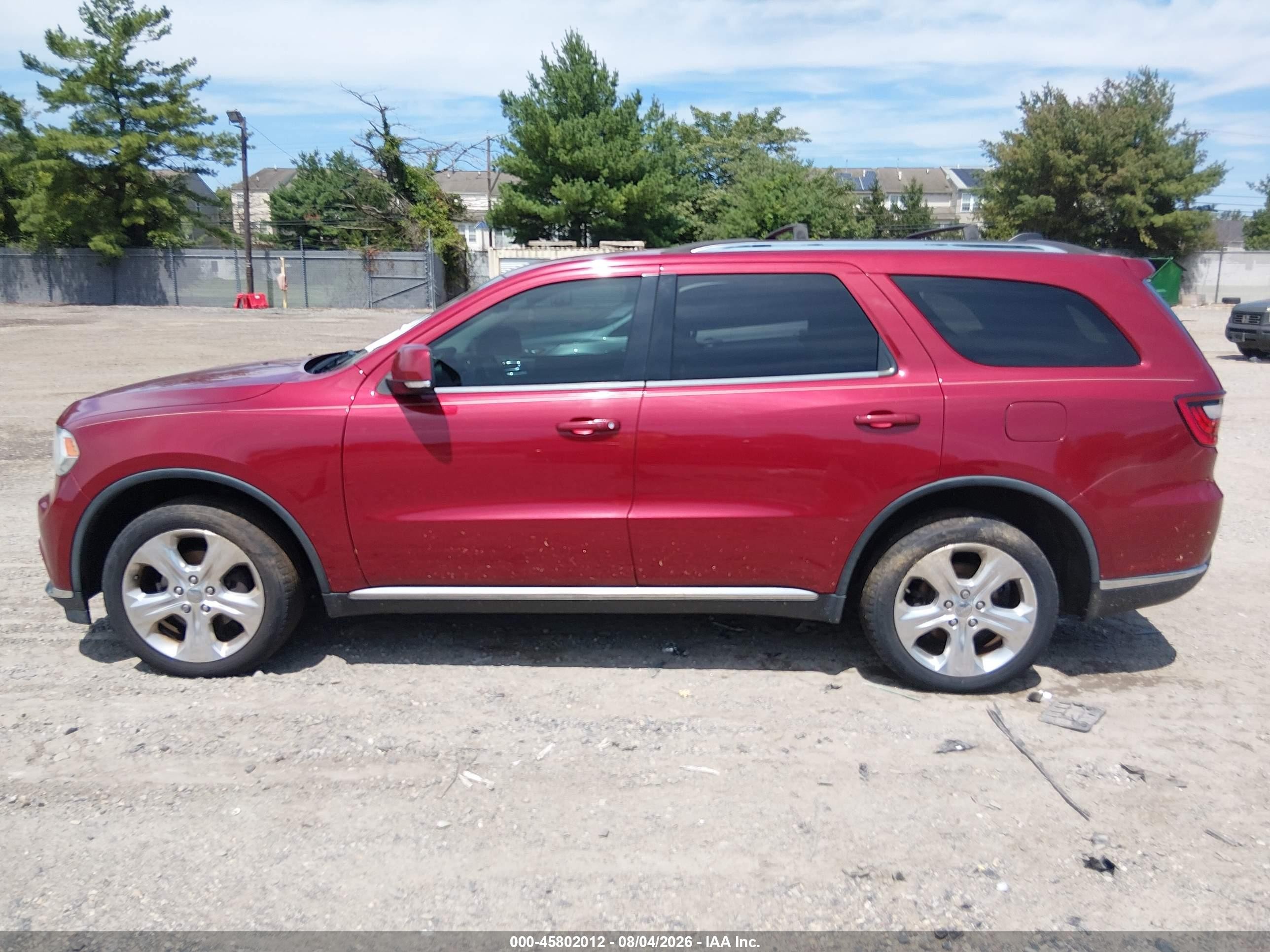 2014 Dodge Durango Limited Red vin: 1C4RDJDG7EC337263