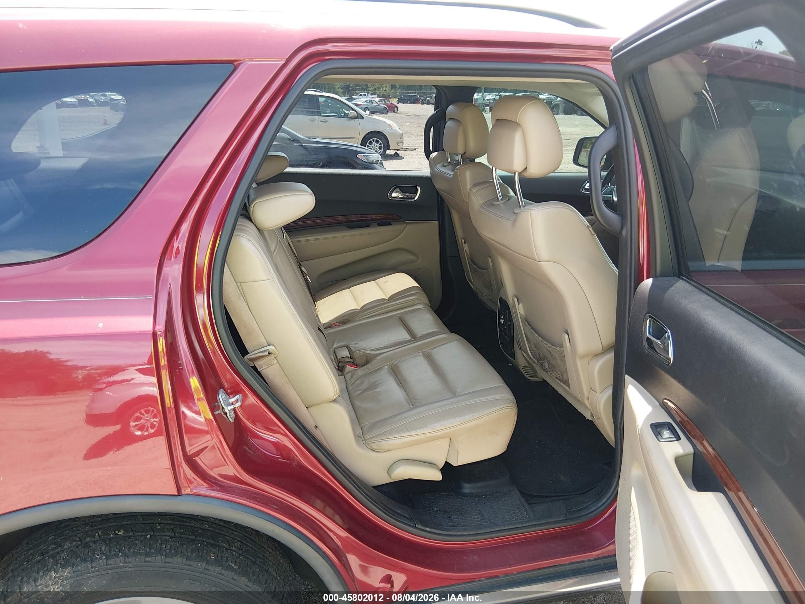 2014 Dodge Durango Limited Red vin: 1C4RDJDG7EC337263