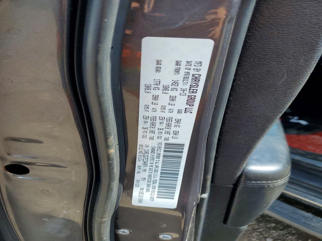 2014 Dodge Durango Limited Gray vin: 1C4RDJDG7EC340874