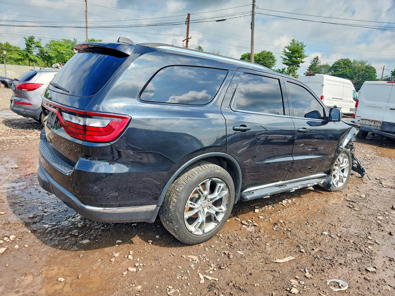 2014 Dodge Durango Limited Black vin: 1C4RDJDG7EC411281