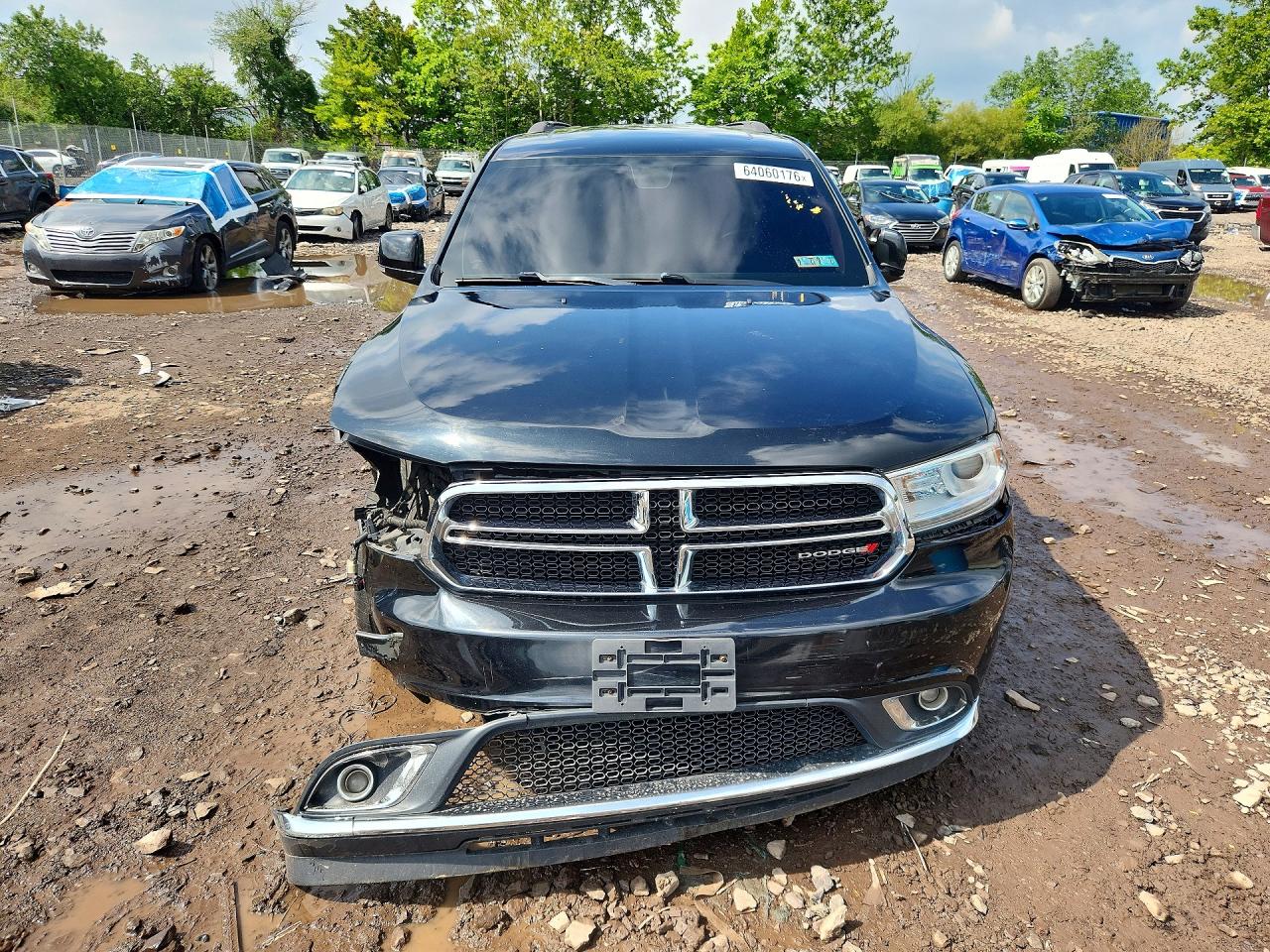 2014 Dodge Durango Limited Black vin: 1C4RDJDG7EC411281