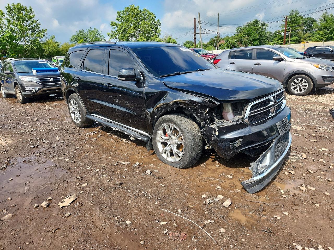 2014 Dodge Durango Limited Black vin: 1C4RDJDG7EC411281