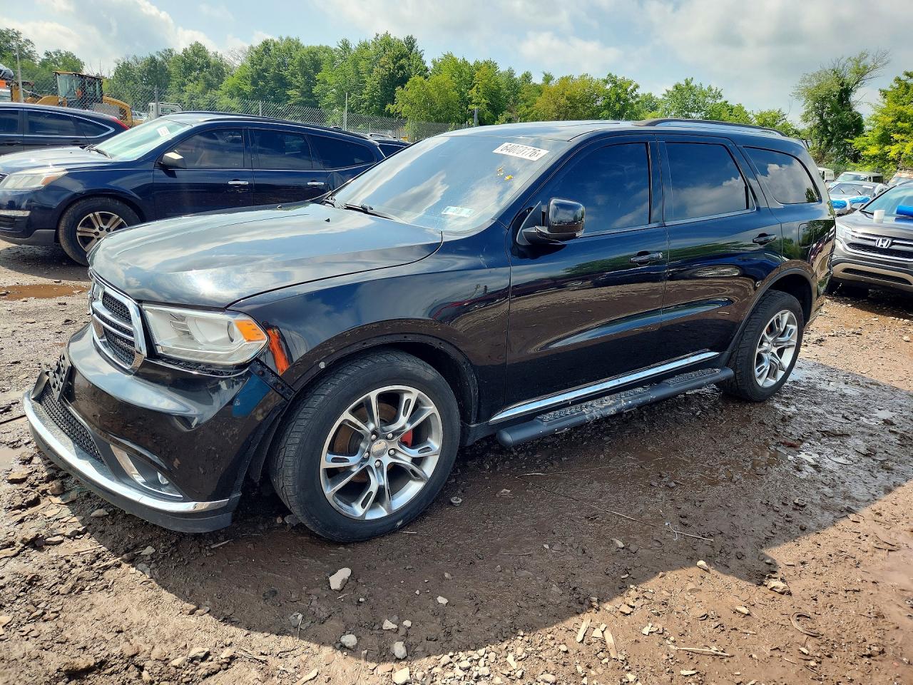 2014 Dodge Durango Limited Black vin: 1C4RDJDG7EC411281