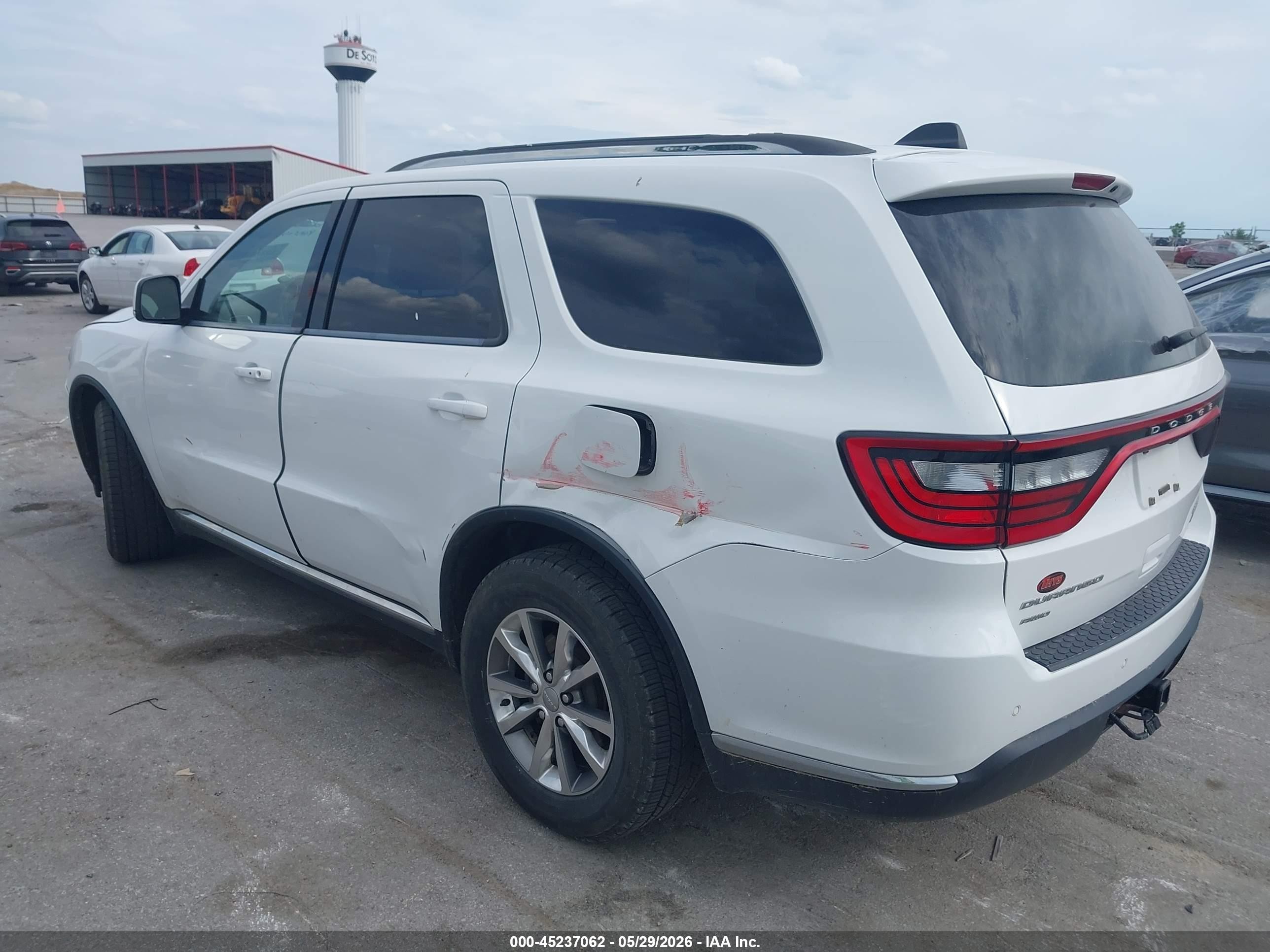 2014 Dodge Durango Limited Белый vin: 1C4RDJDG7EC443583