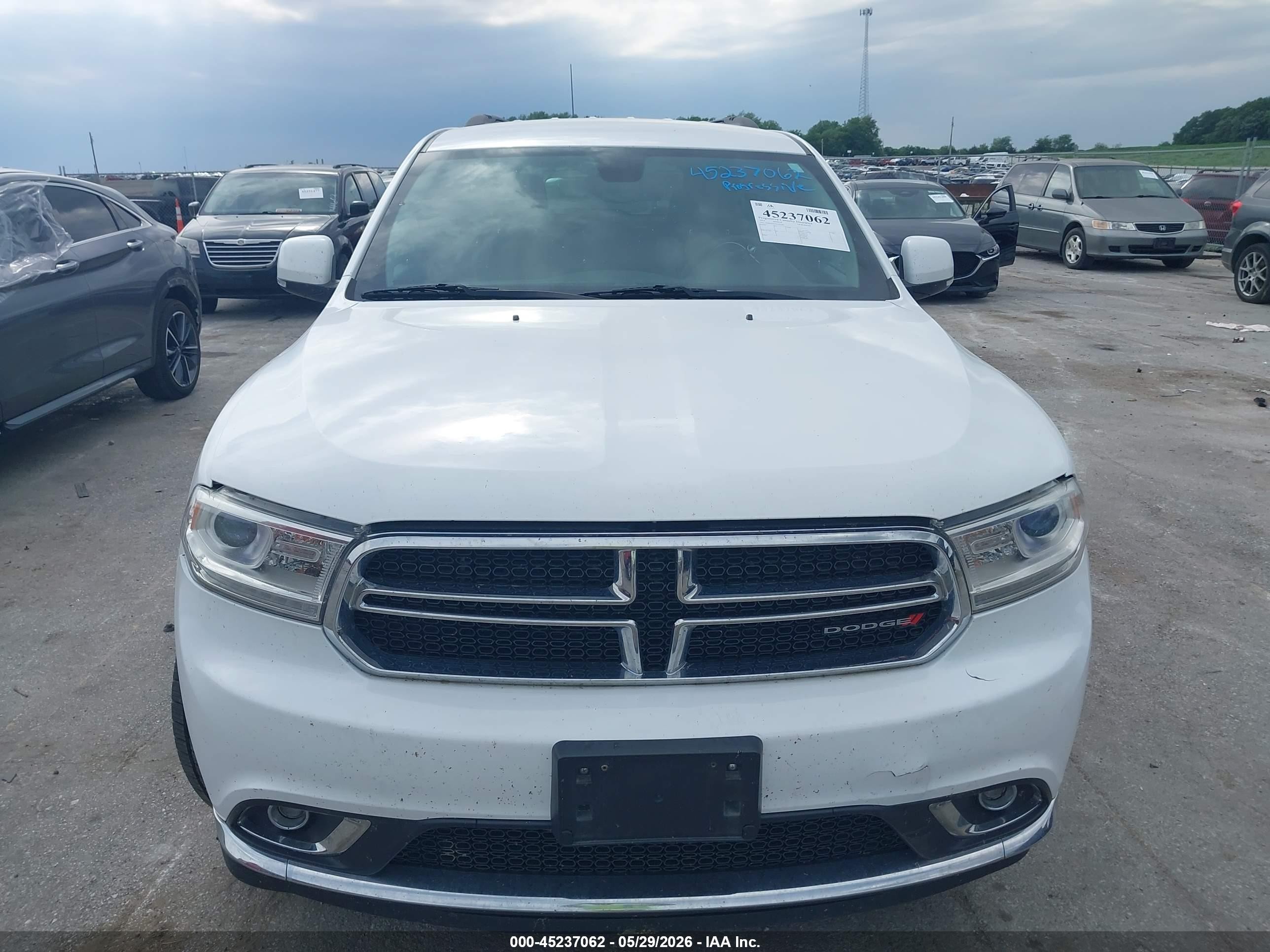 2014 Dodge Durango Limited Белый vin: 1C4RDJDG7EC443583
