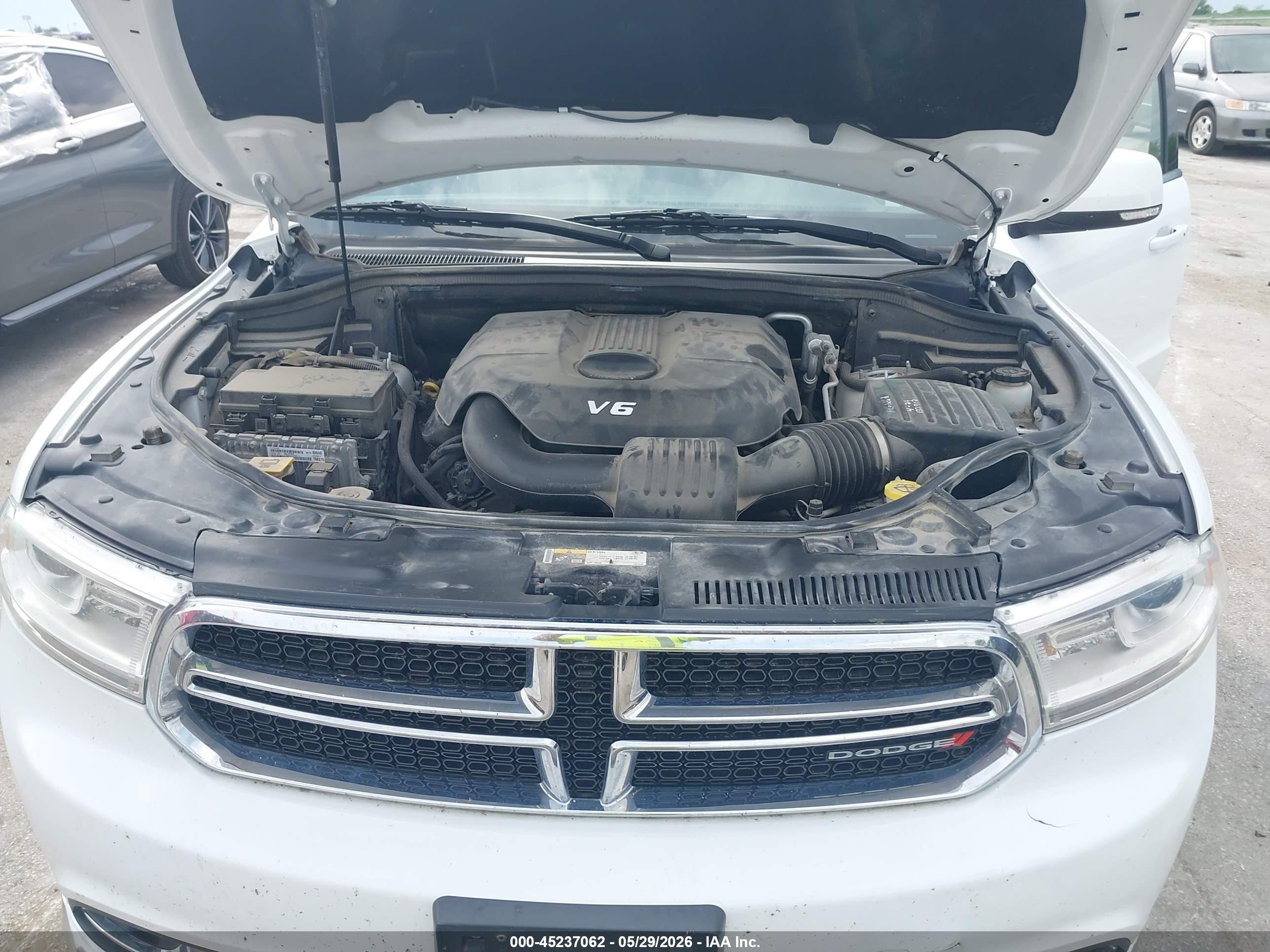 2014 Dodge Durango Limited Белый vin: 1C4RDJDG7EC443583