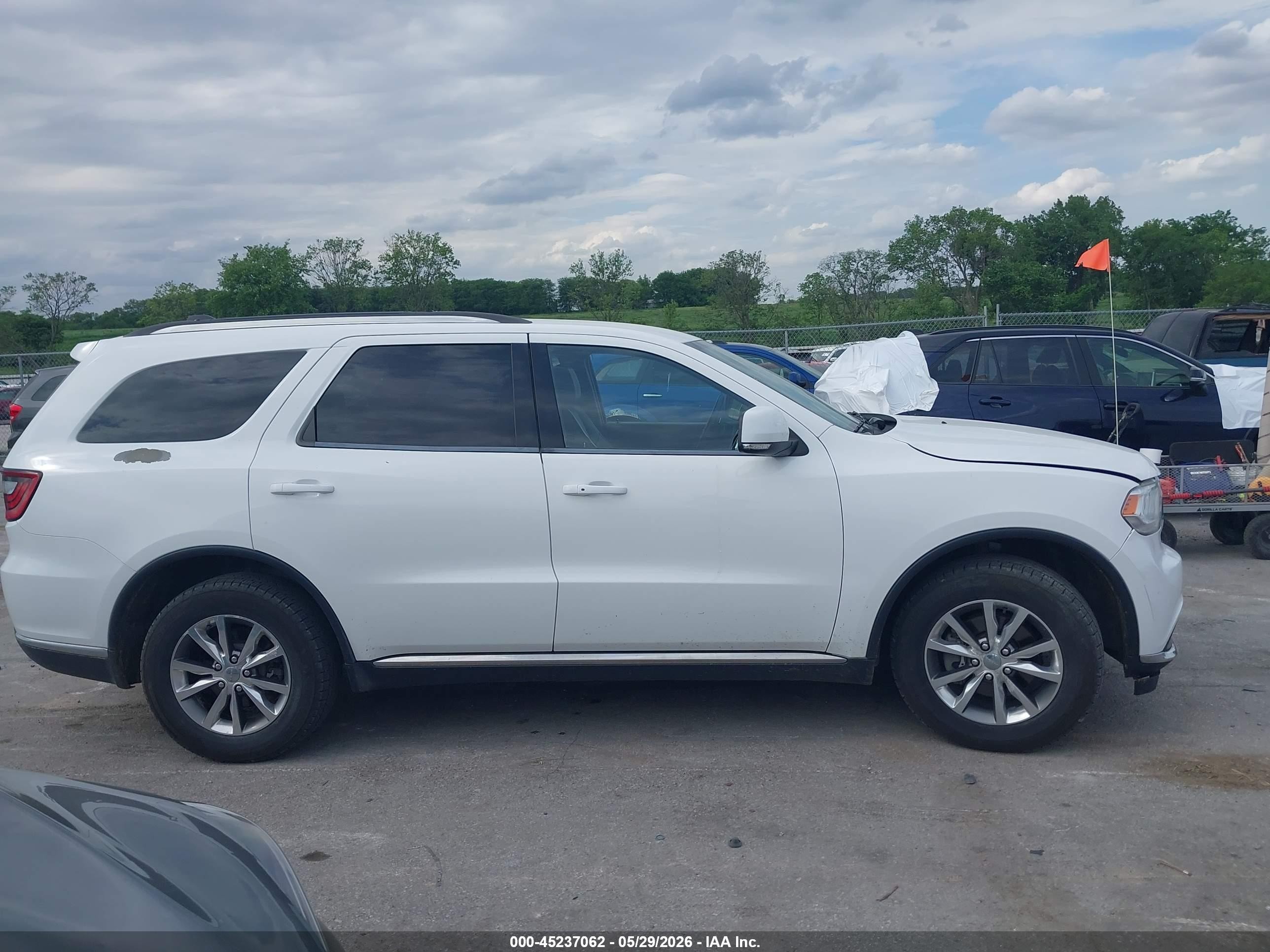 2014 Dodge Durango Limited Белый vin: 1C4RDJDG7EC443583