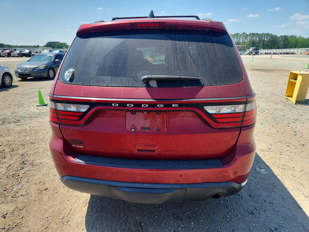 2014 Dodge Durango Limited Red vin: 1C4RDJDG7EC522347