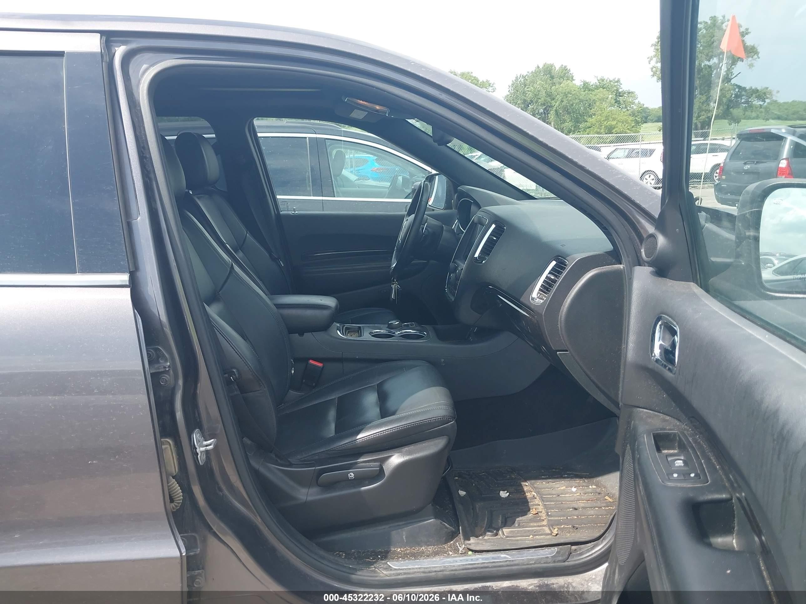 2014 Dodge Durango Limited Gray vin: 1C4RDJDG7EC586470