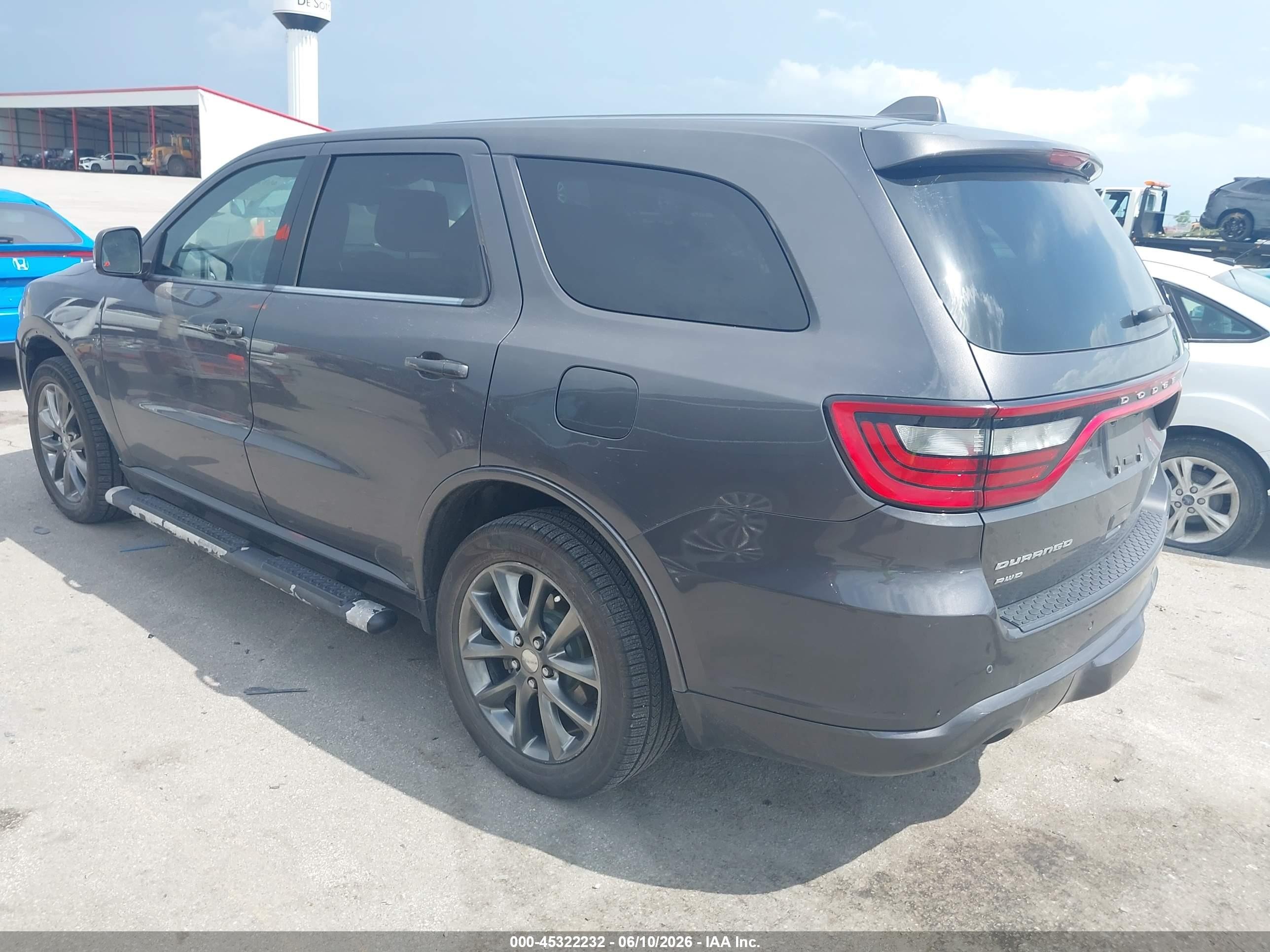 2014 Dodge Durango Limited Gray vin: 1C4RDJDG7EC586470