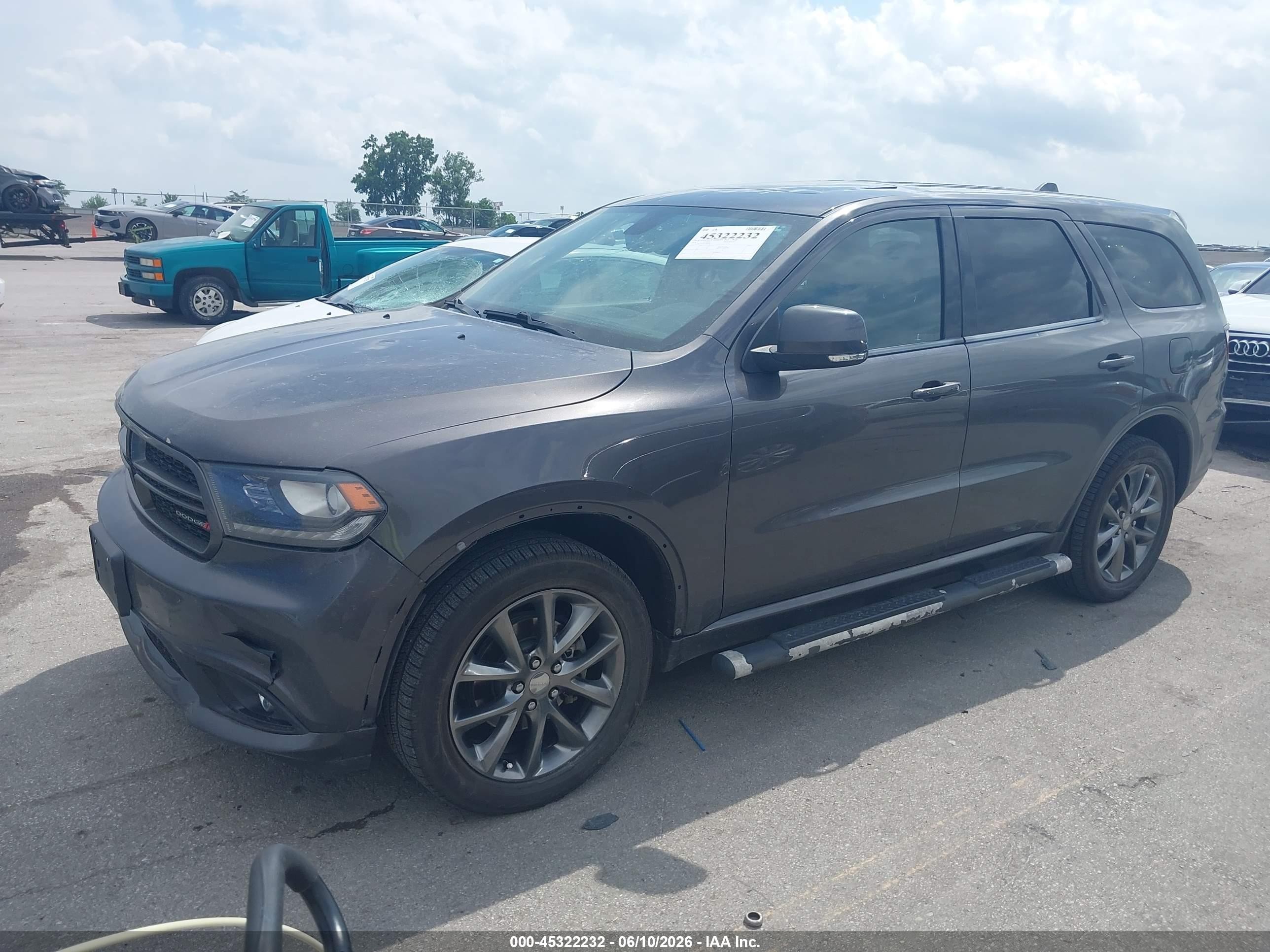 2014 Dodge Durango Limited Gray vin: 1C4RDJDG7EC586470