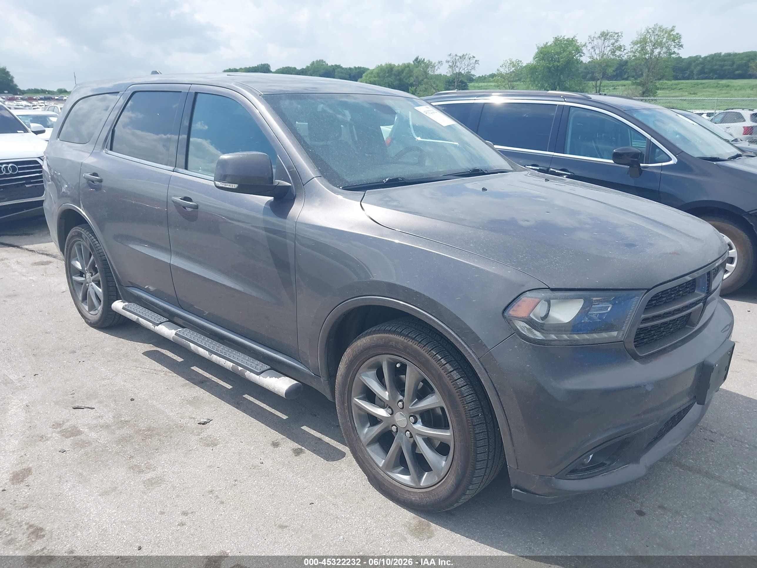 2014 Dodge Durango Limited Gray vin: 1C4RDJDG7EC586470