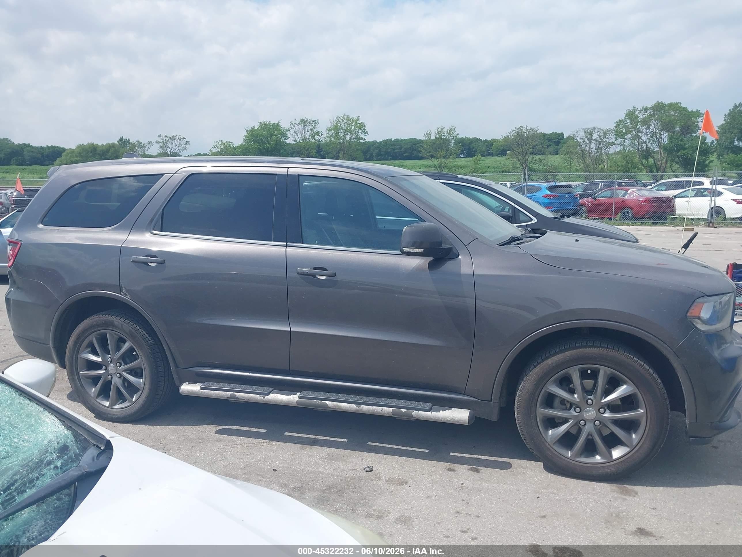 2014 Dodge Durango Limited Gray vin: 1C4RDJDG7EC586470