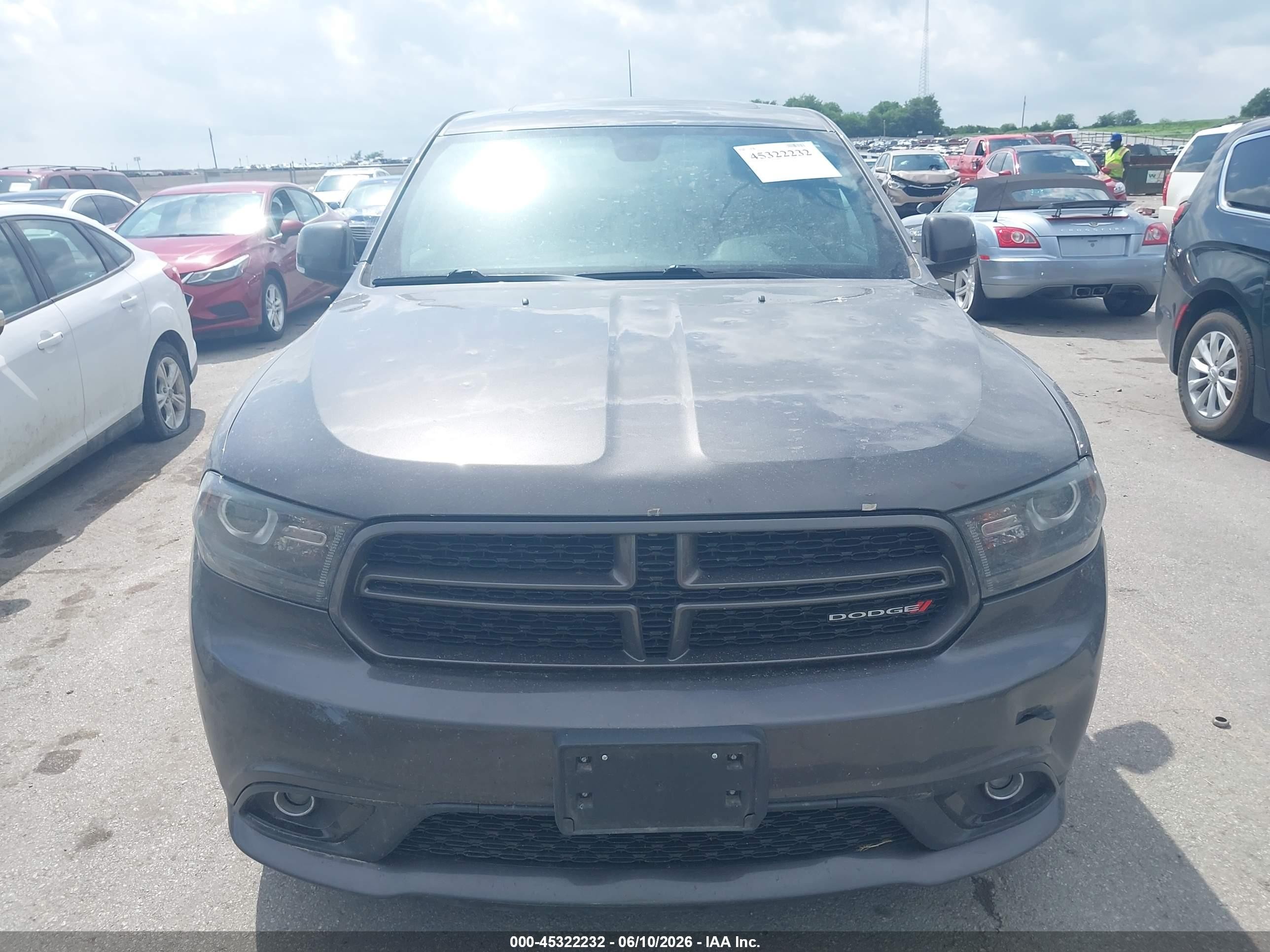 2014 Dodge Durango Limited Gray vin: 1C4RDJDG7EC586470