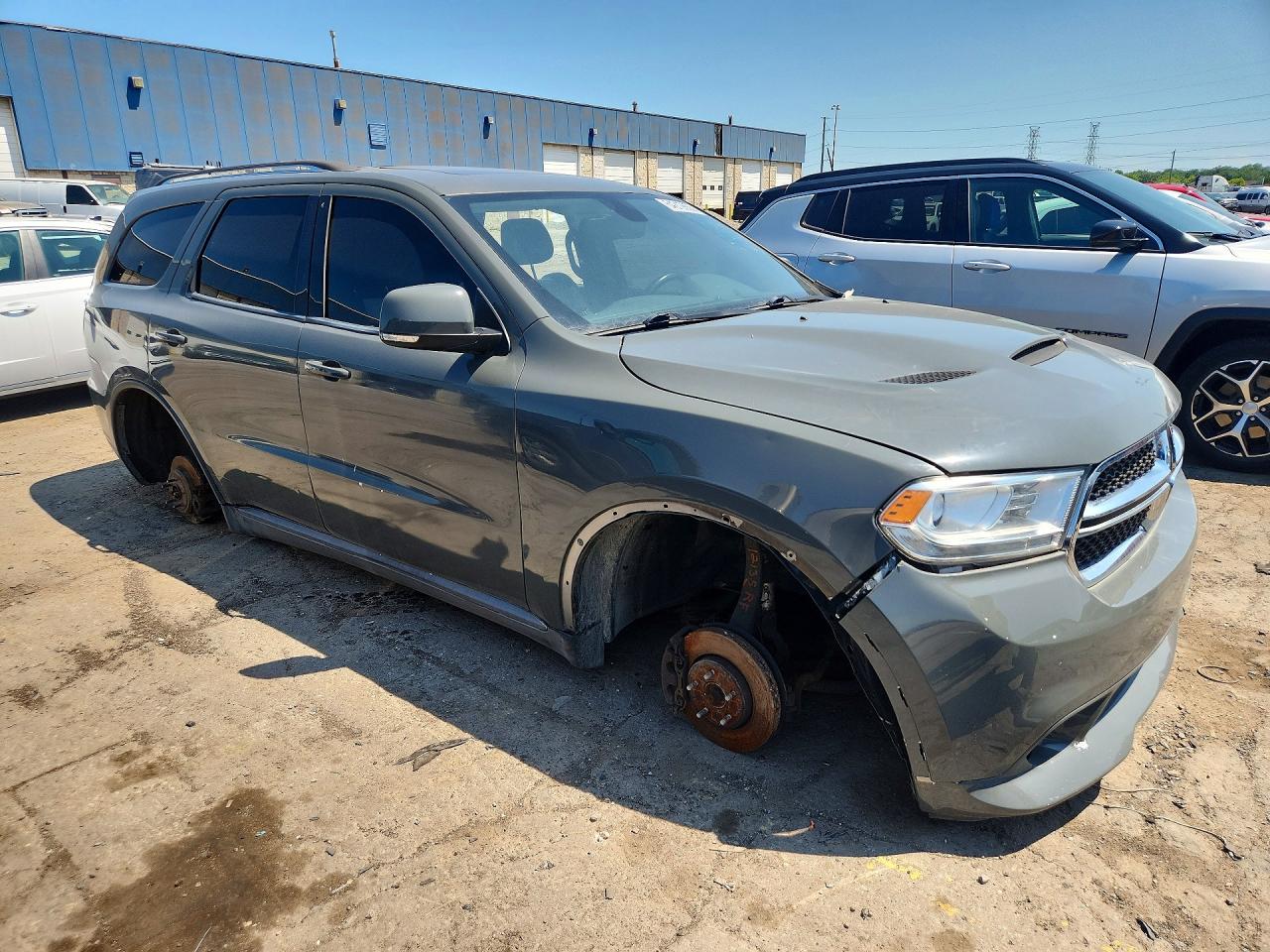 2014 Dodge Durango Limited Gray vin: 1C4RDJDG7EC973178