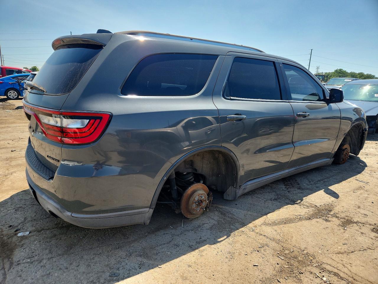 2014 Dodge Durango Limited Gray vin: 1C4RDJDG7EC973178