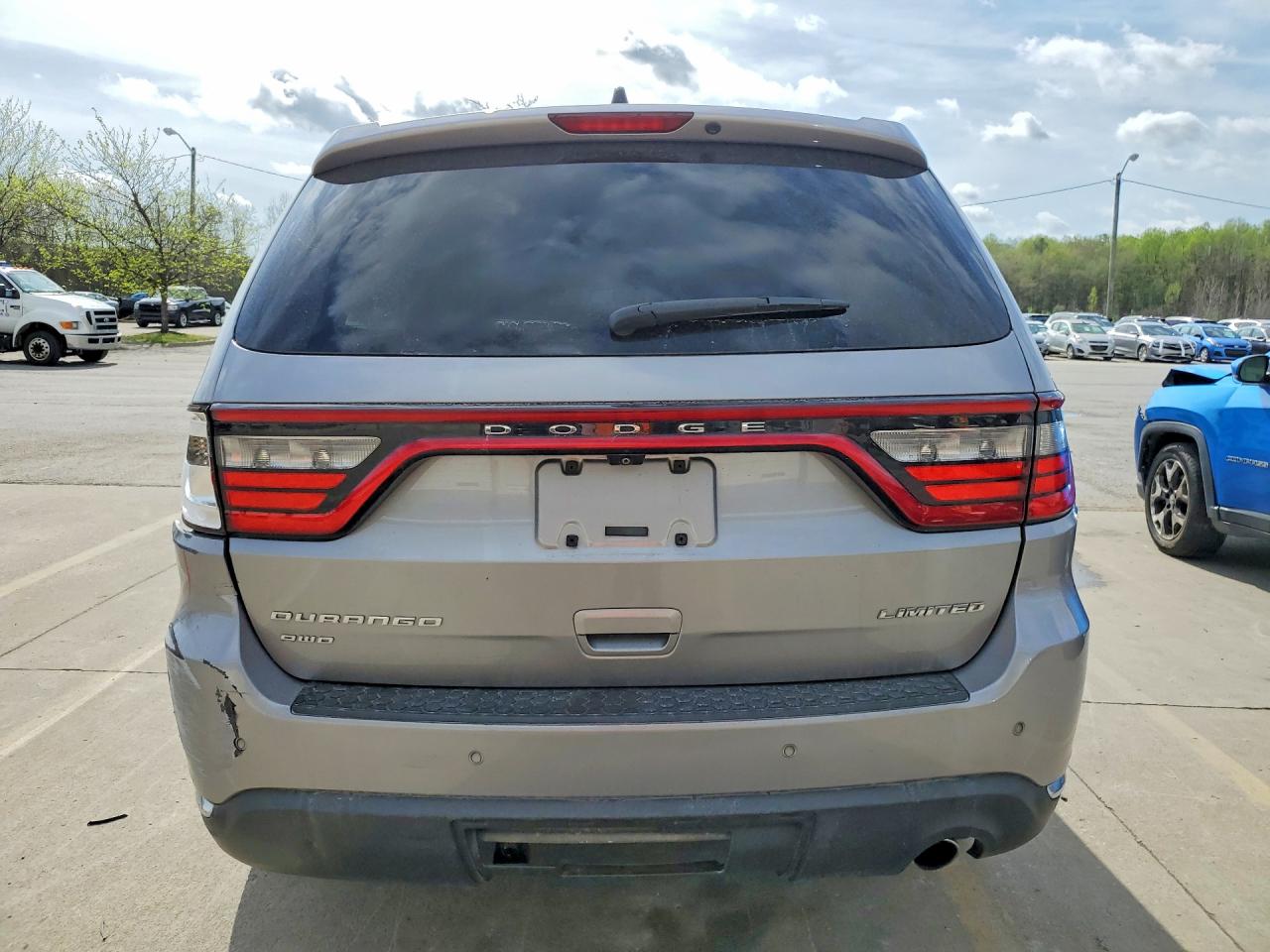 2015 Dodge Durango Limited Серебряный vin: 1C4RDJDG7FC177547