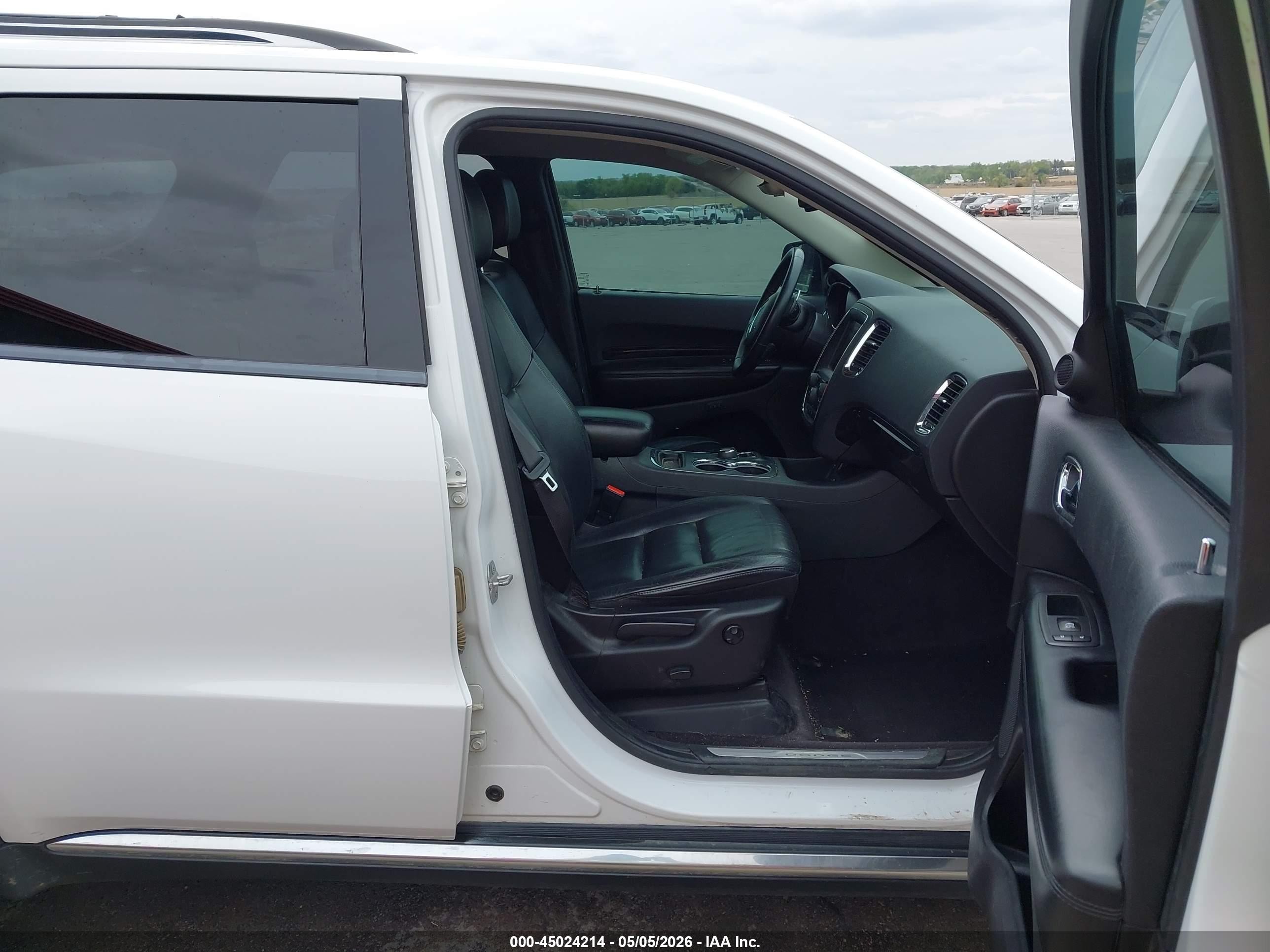 2015 Dodge Durango Limited White vin: 1C4RDJDG7FC186832