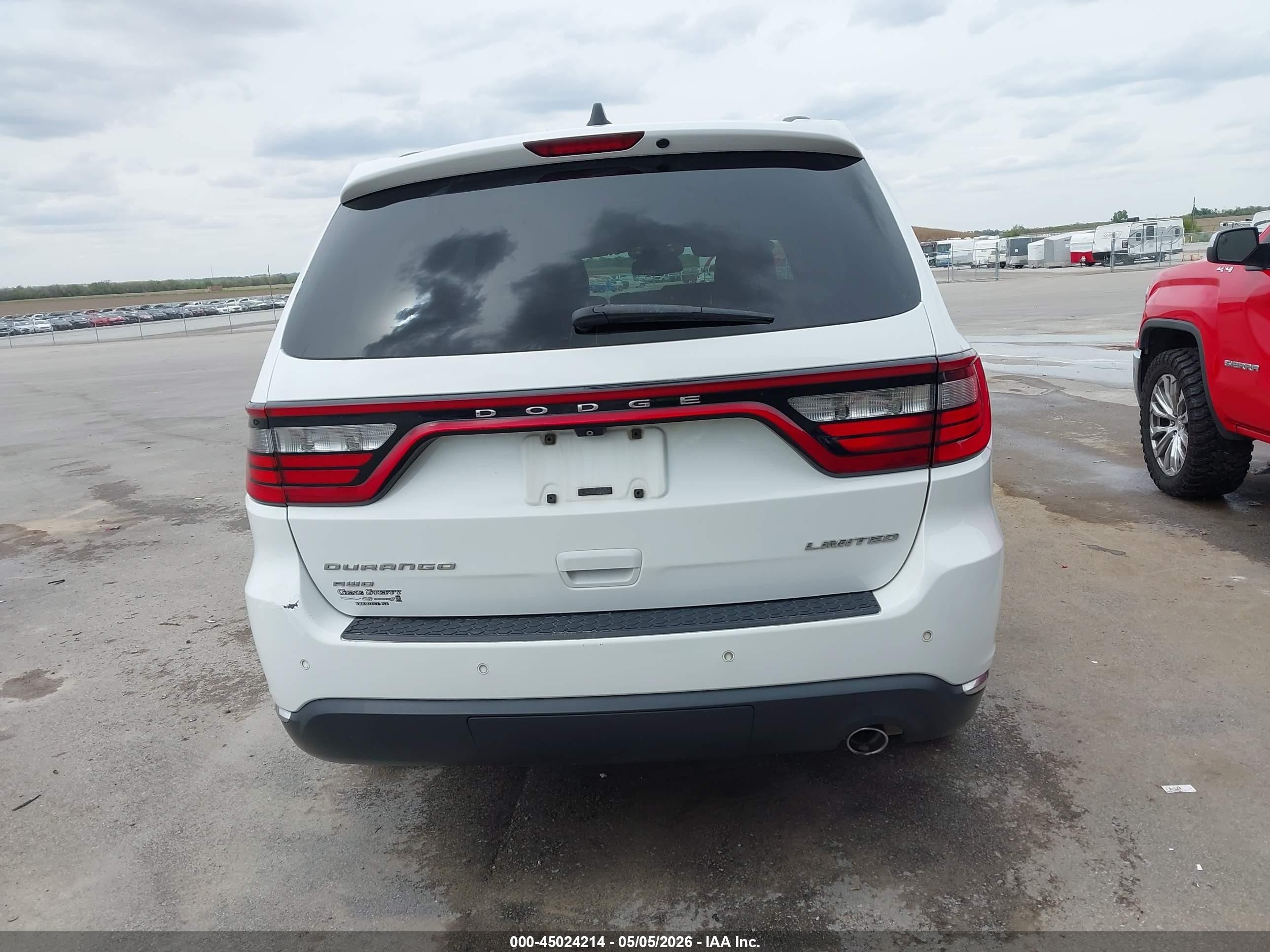 2015 Dodge Durango Limited White vin: 1C4RDJDG7FC186832