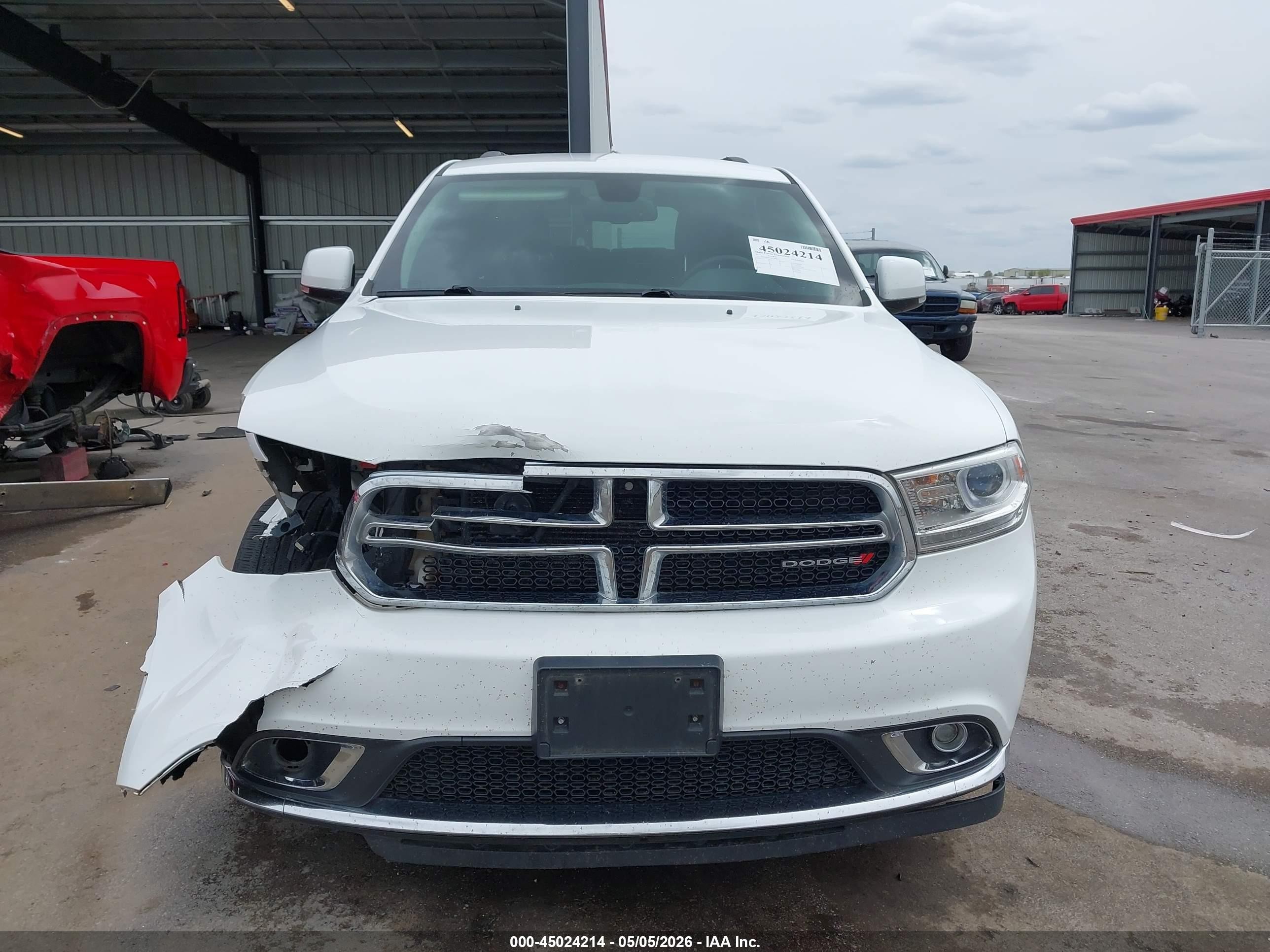 2015 Dodge Durango Limited White vin: 1C4RDJDG7FC186832