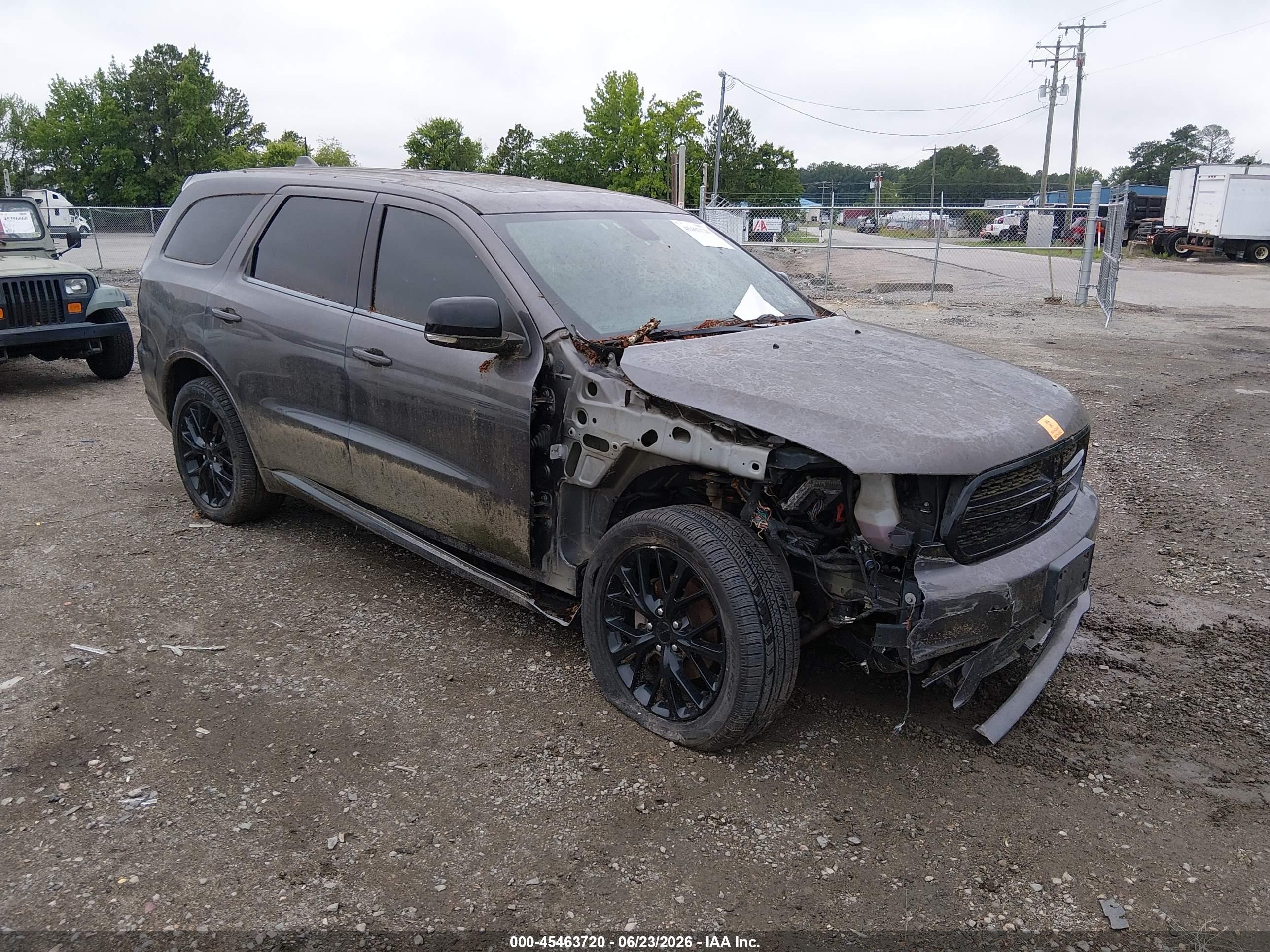 2015 Dodge Durango Limited Gray vin: 1C4RDJDG7FC857934