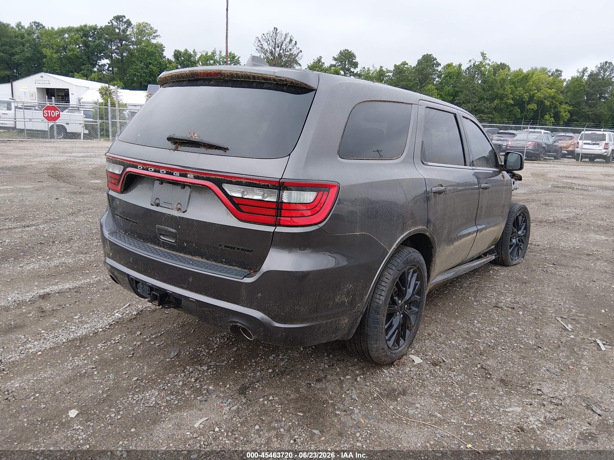 2015 Dodge Durango Limited Gray vin: 1C4RDJDG7FC857934